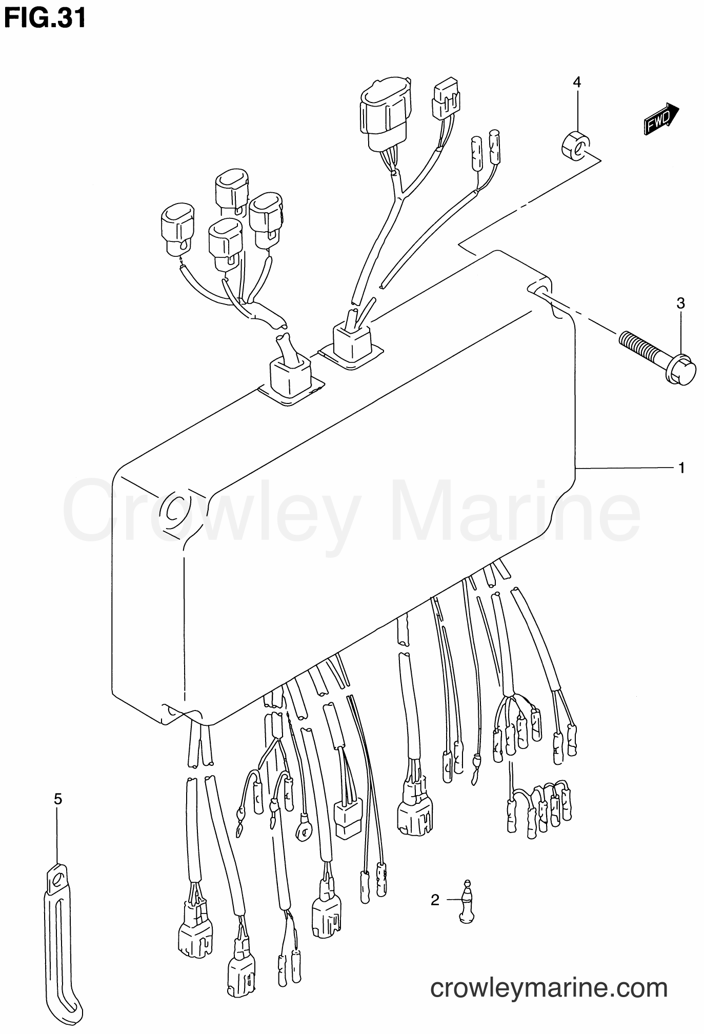 Suzuki Marine DT140 - ENGINE CONTROL UNIT (DT115S/140EFI)