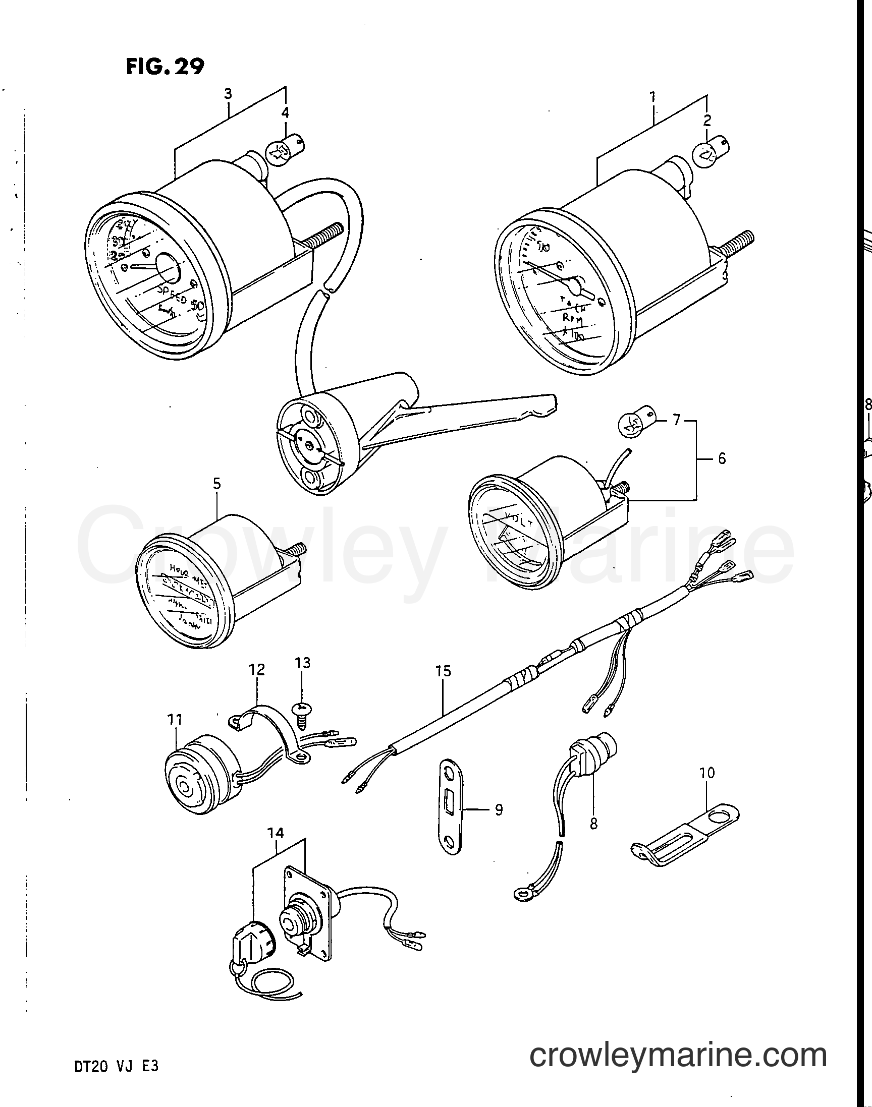 Suzuki Marine DT20 - OPTIONAL : ELECTRICAL