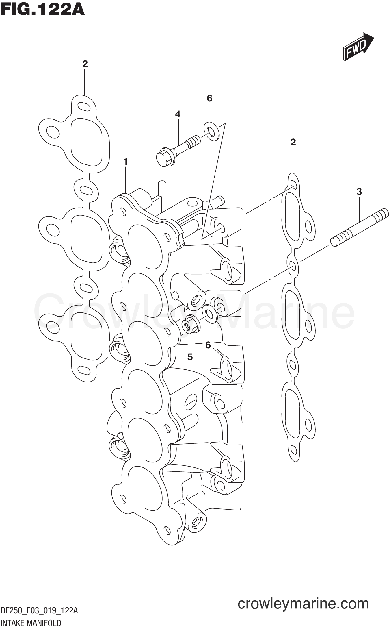 Suzuki Marine DF250T 910001~ - INTAKE MANIFOLD