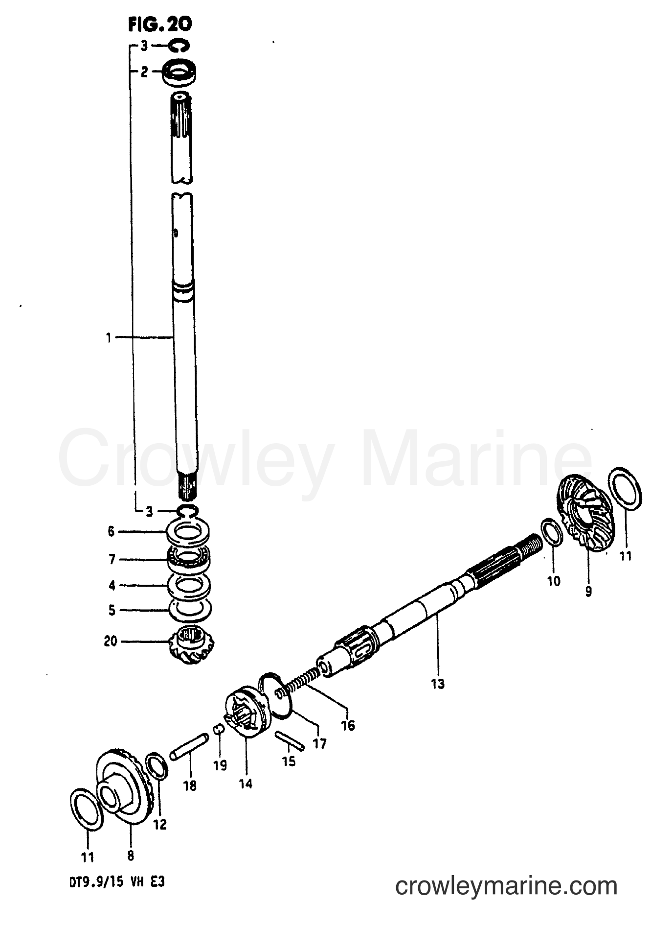 Suzuki Marine DT9.9 - TRANSMISSION
