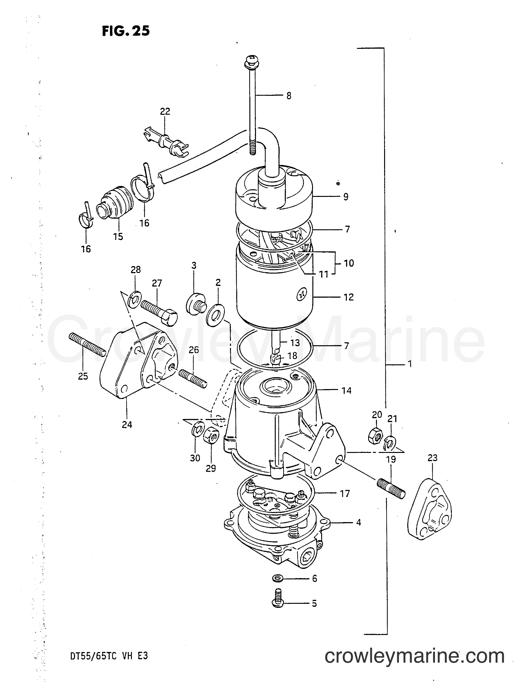 Suzuki Marine DT65 - POWER UNIT