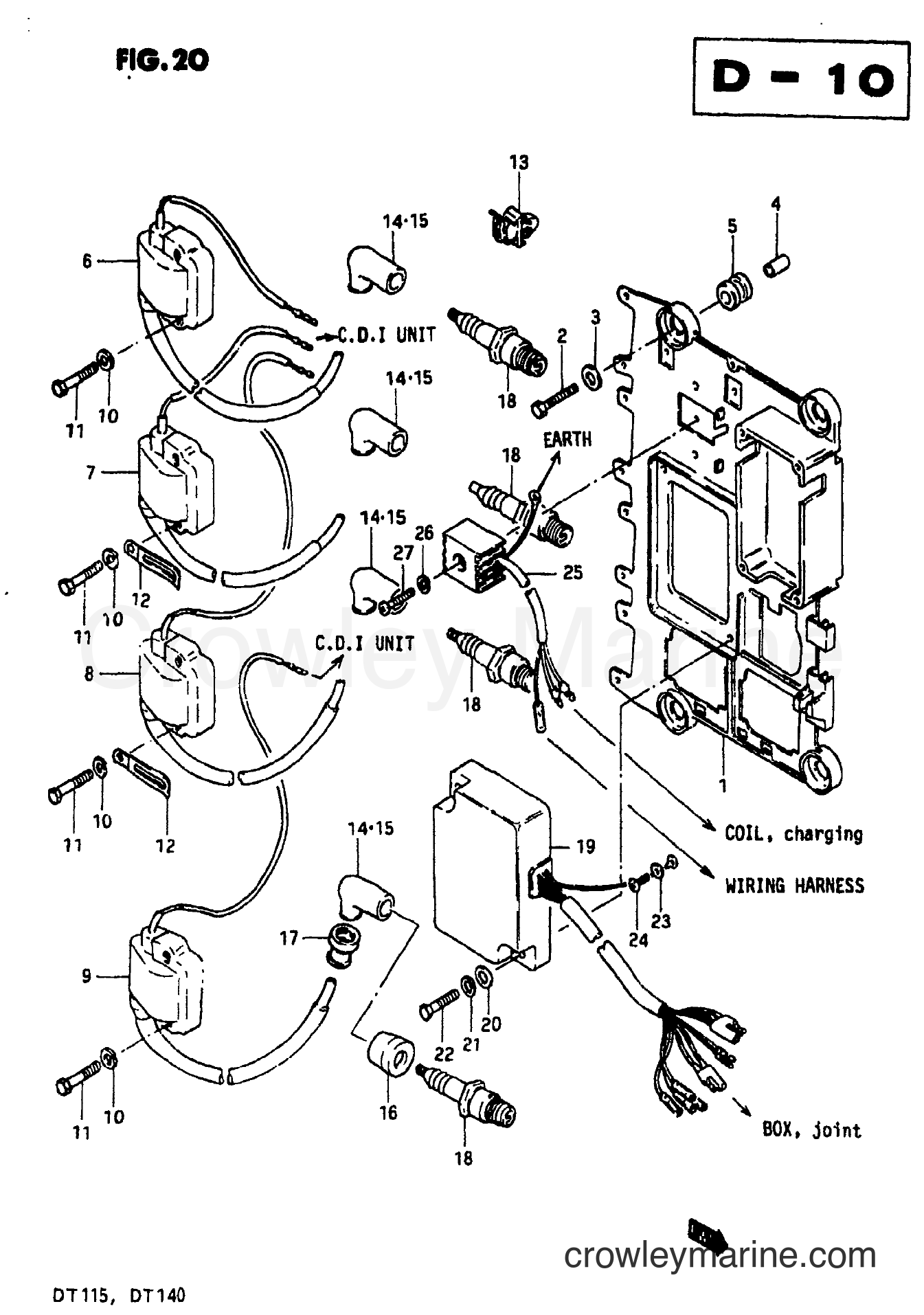 Suzuki Marine DT115 - IGNITION