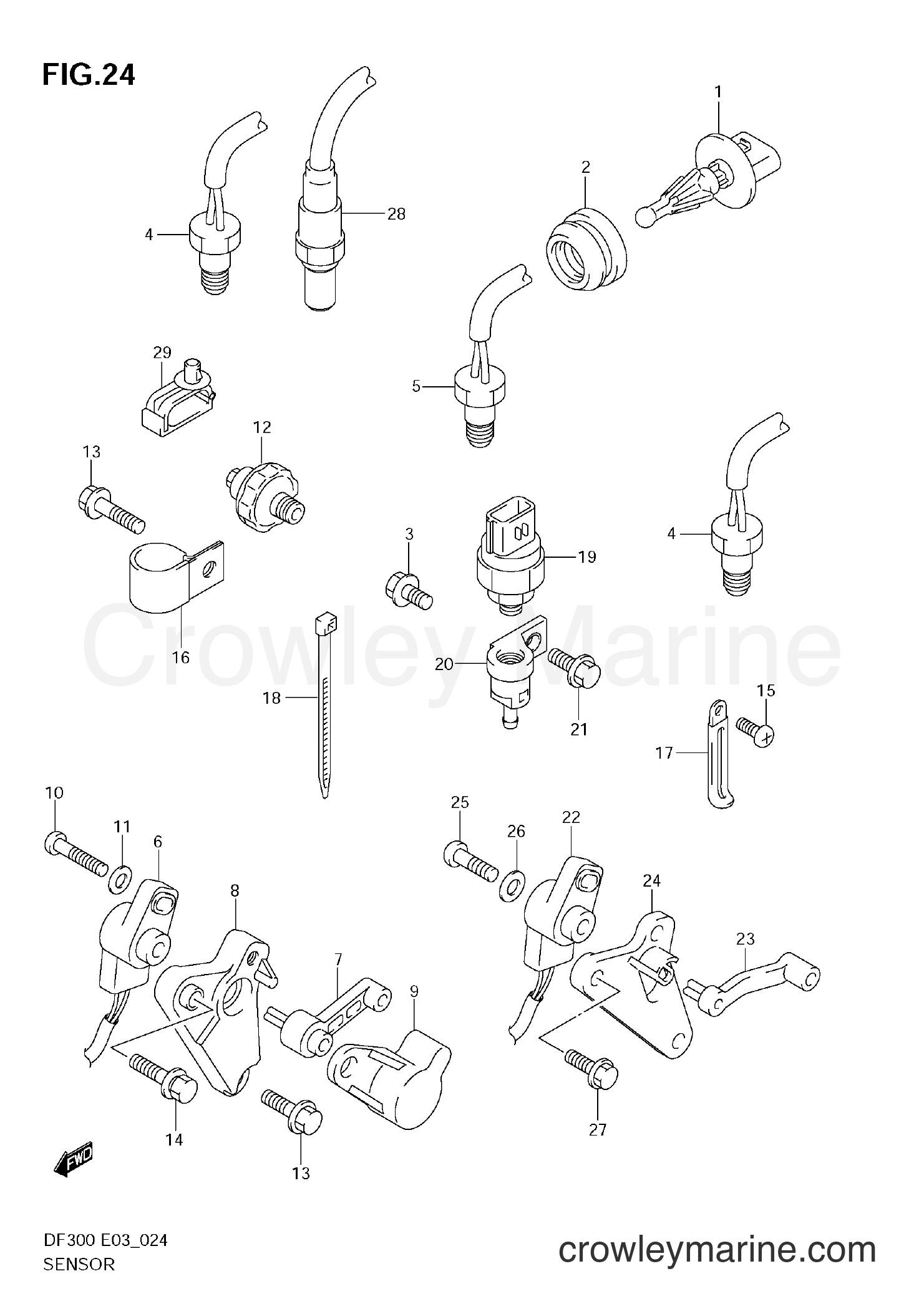 Suzuki Marine DF300Z - SENSOR