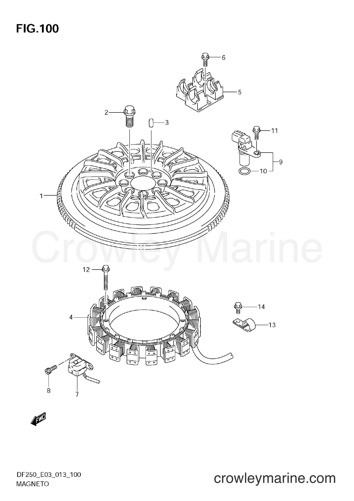 Suzuki Marine DF225 310001~ - MAGNETO (DF250ST)