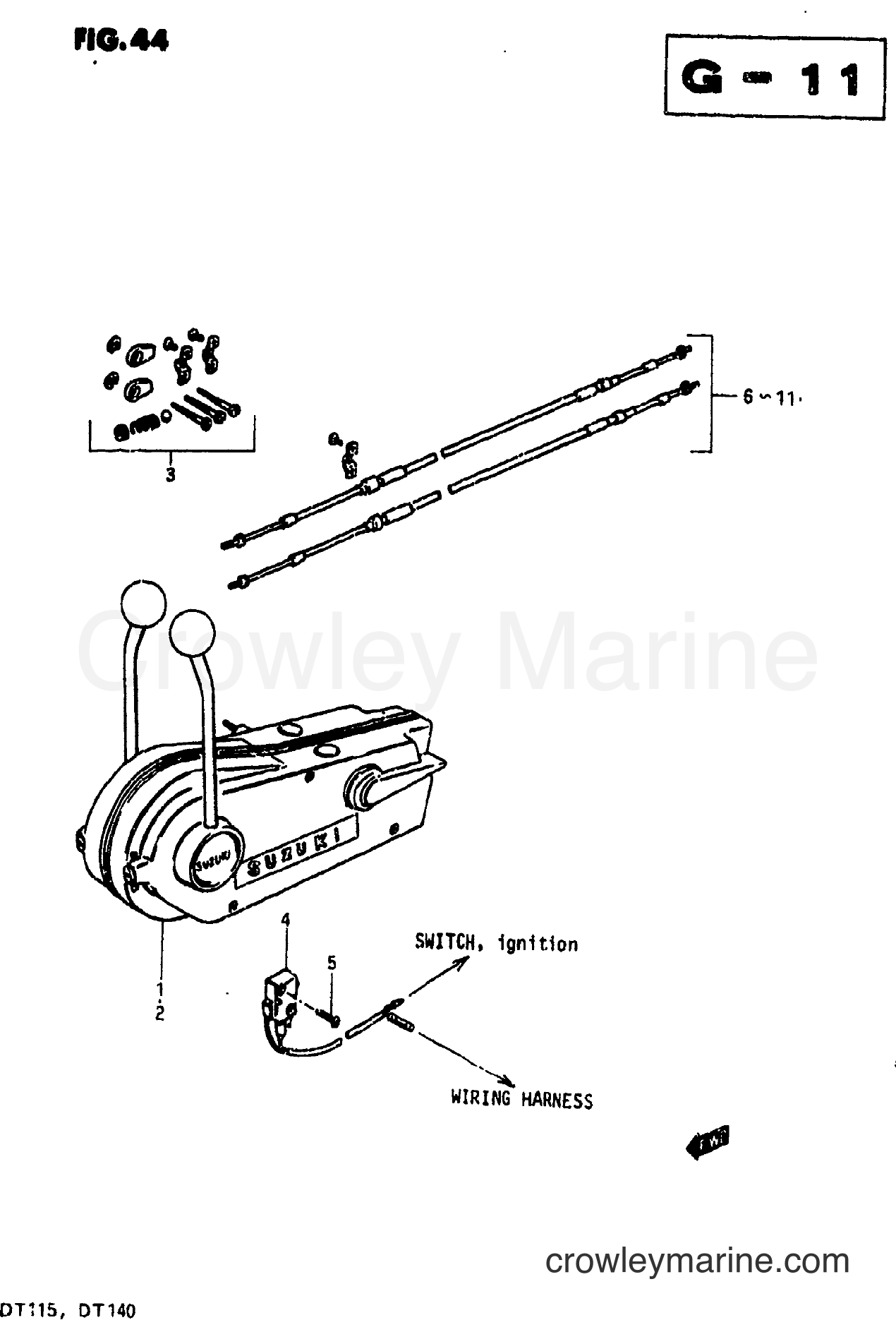 Suzuki Marine DT140 - REMOTE CONTROL