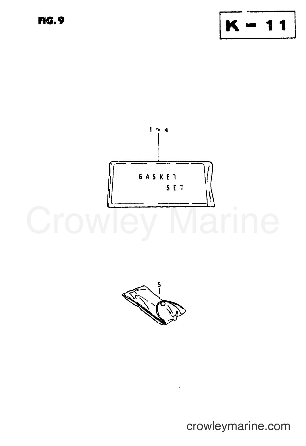 Suzuki Marine DT5 - GASKET / TOOL SET