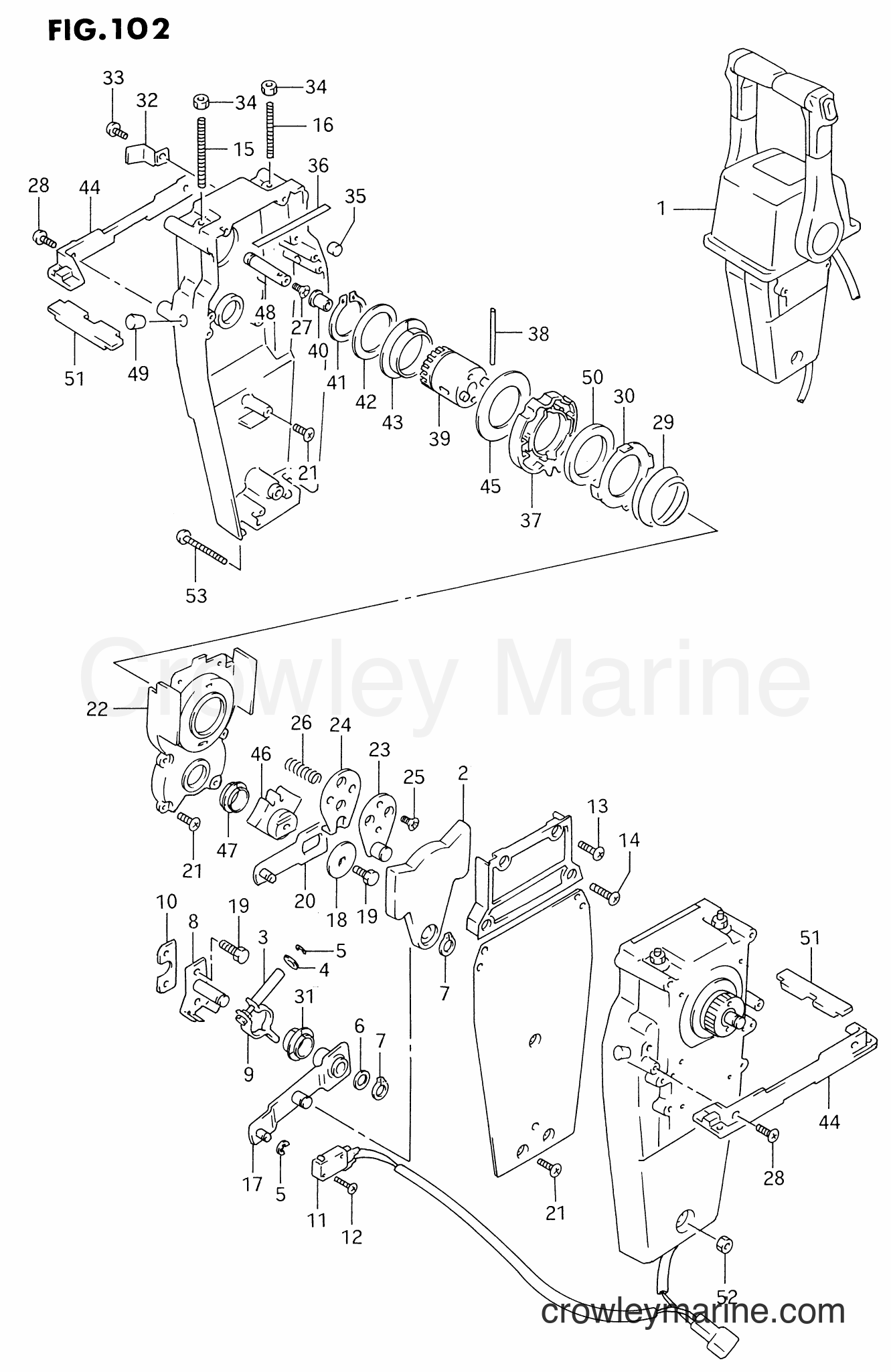 Suzuki Marine DT225 - OPT:TOP MOUNT DUAL (2)