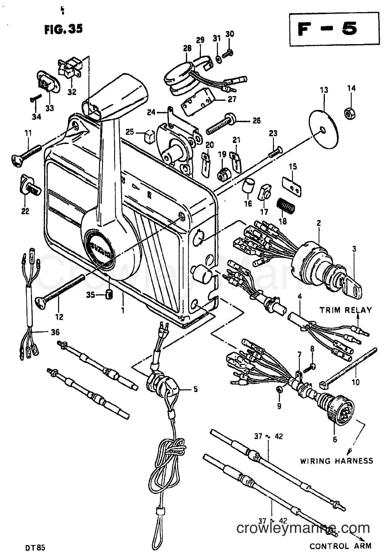 Suzuki Marine DT85 - REMOTE CONTROL (1)