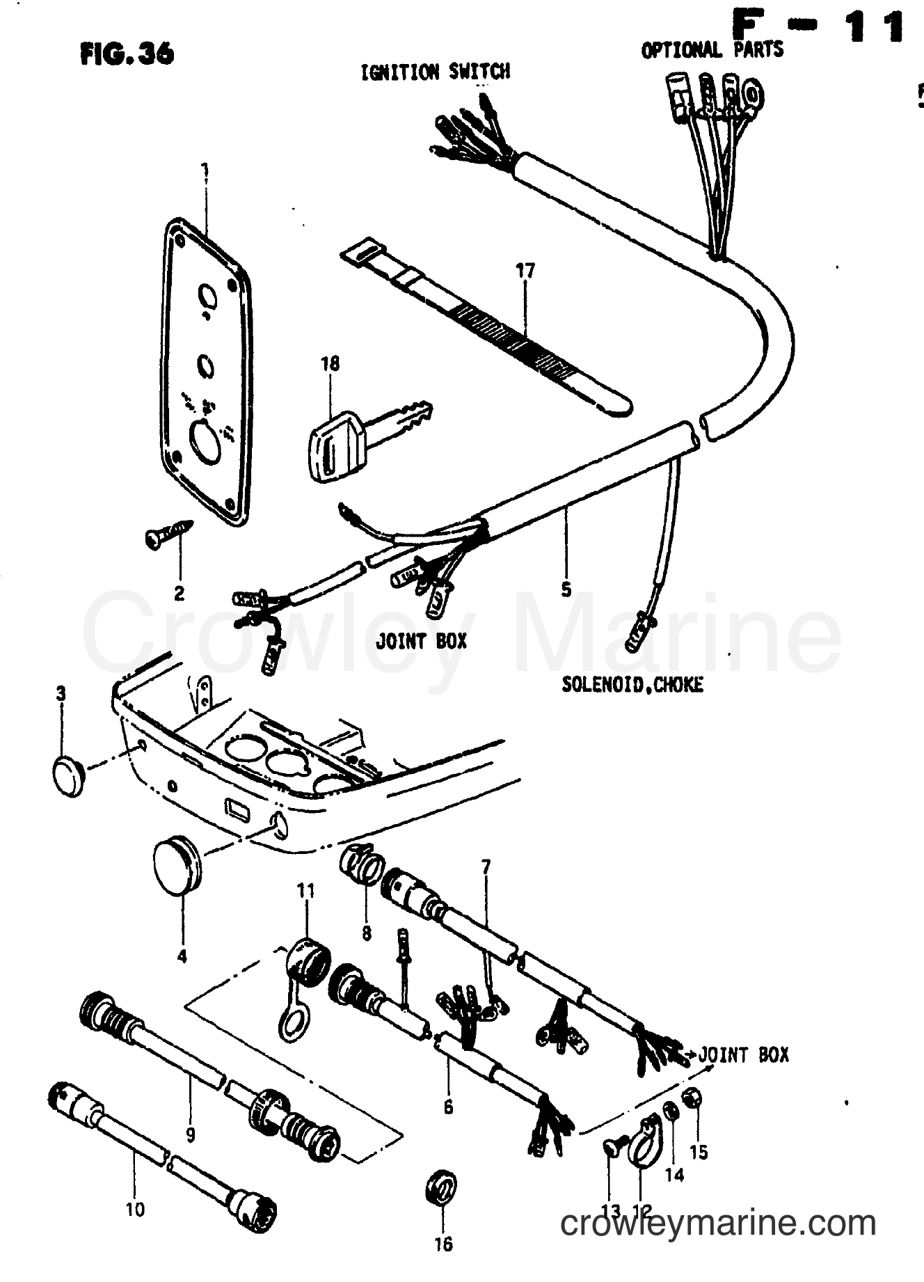 Suzuki Marine DT28 - IGNITION PLATE