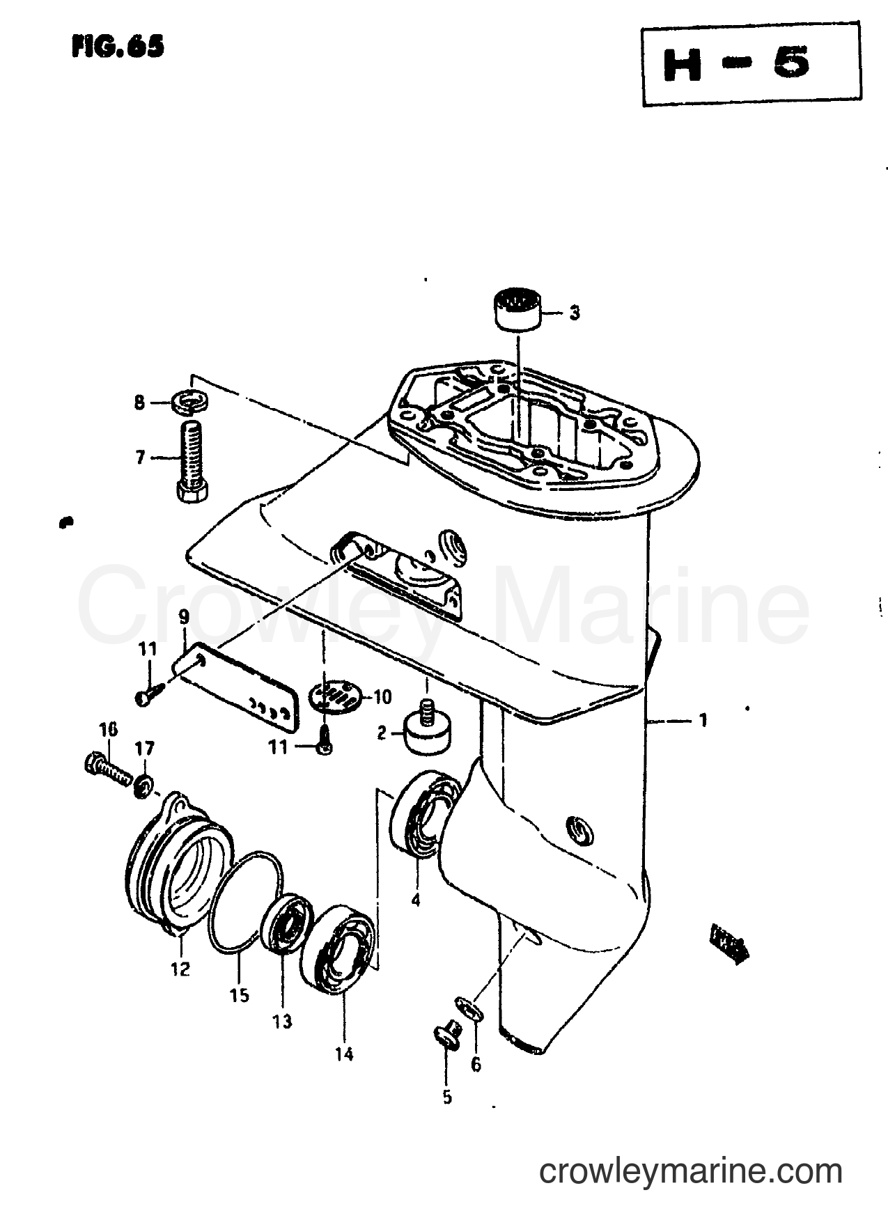 Suzuki Marine DT3.5 - GEAR CASE