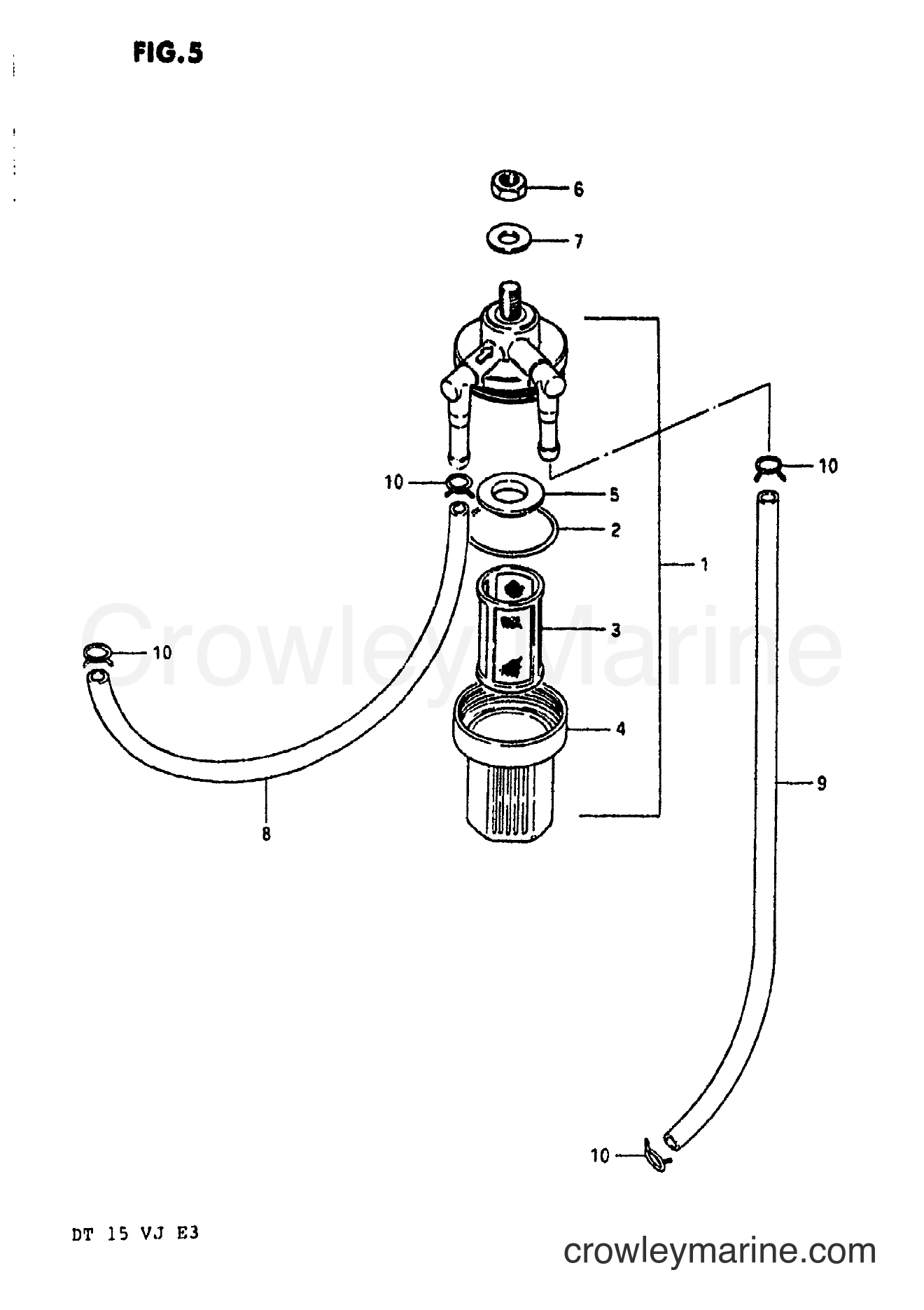 Suzuki Marine DT15 - FUEL PUMP