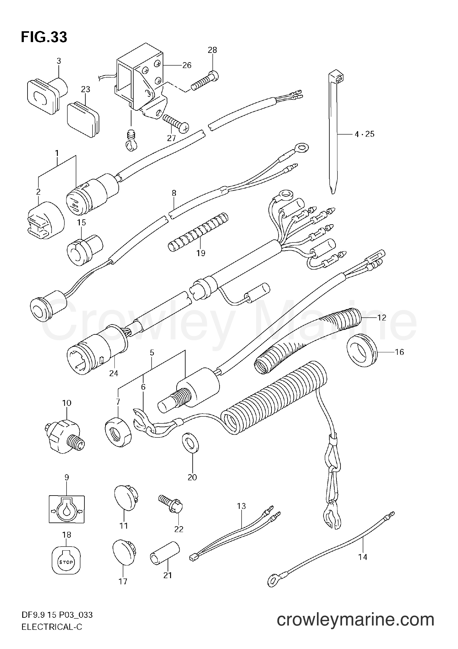 Suzuki Marine DF15 - ELECTRICAL