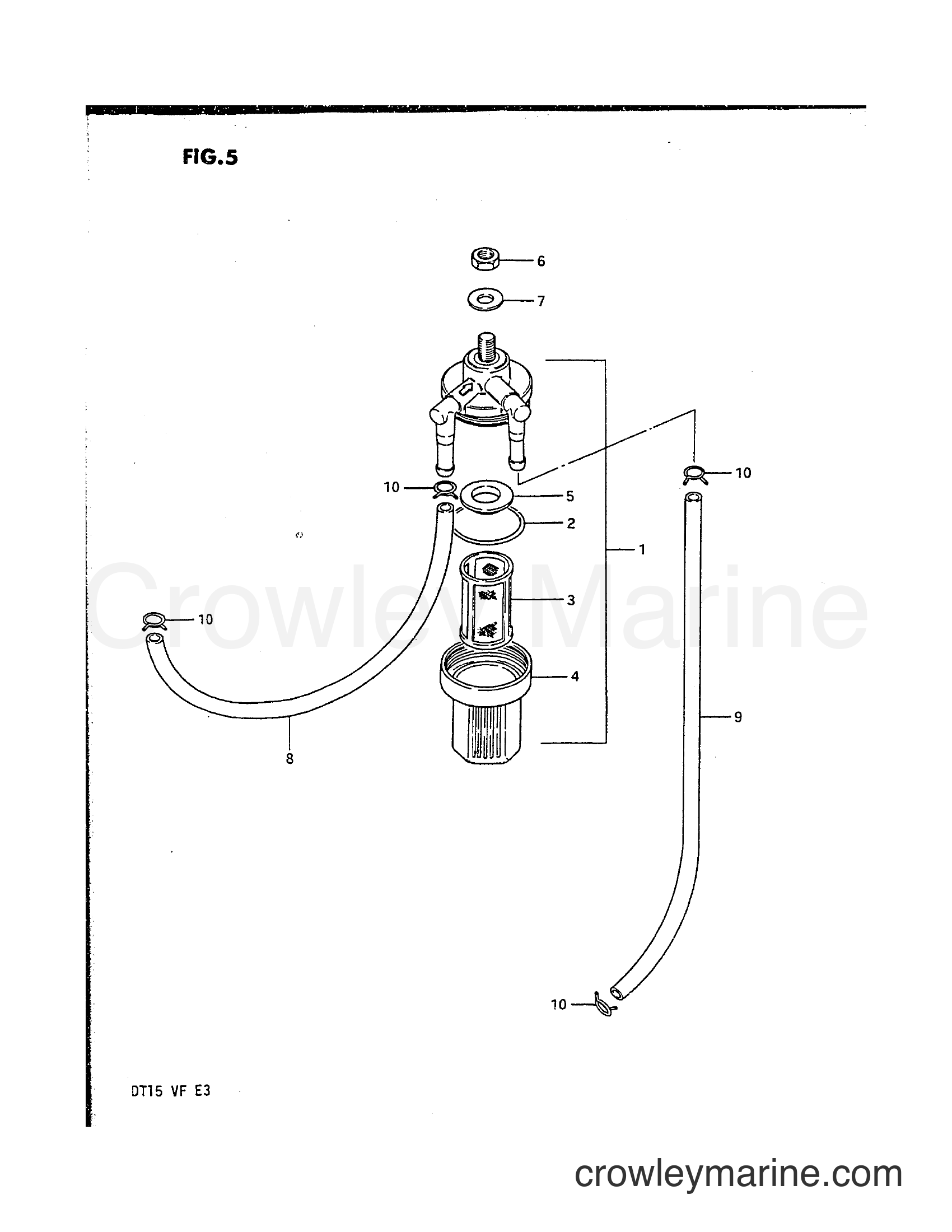 Suzuki Marine DT15 - FUEL PUMP