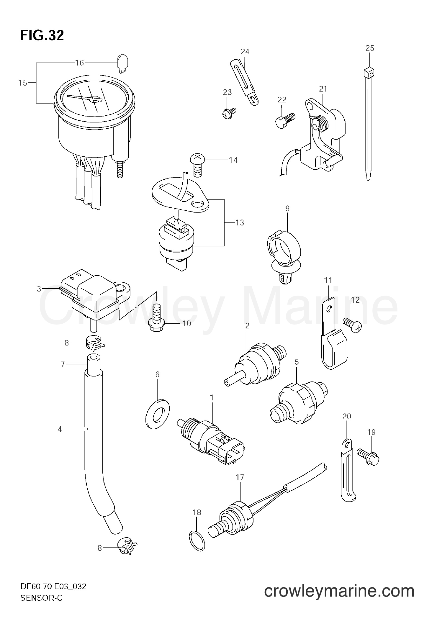 Suzuki Marine DF60 - SENSOR