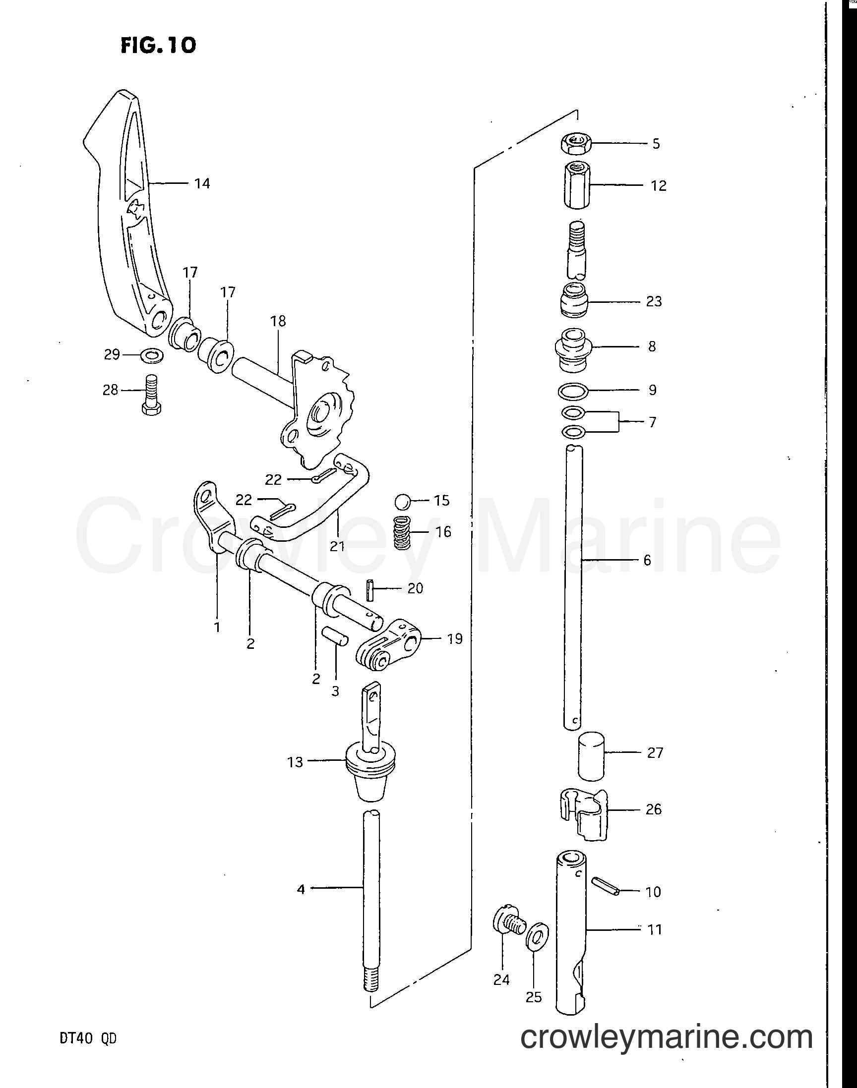 Suzuki Marine DT40 - CLUTCH