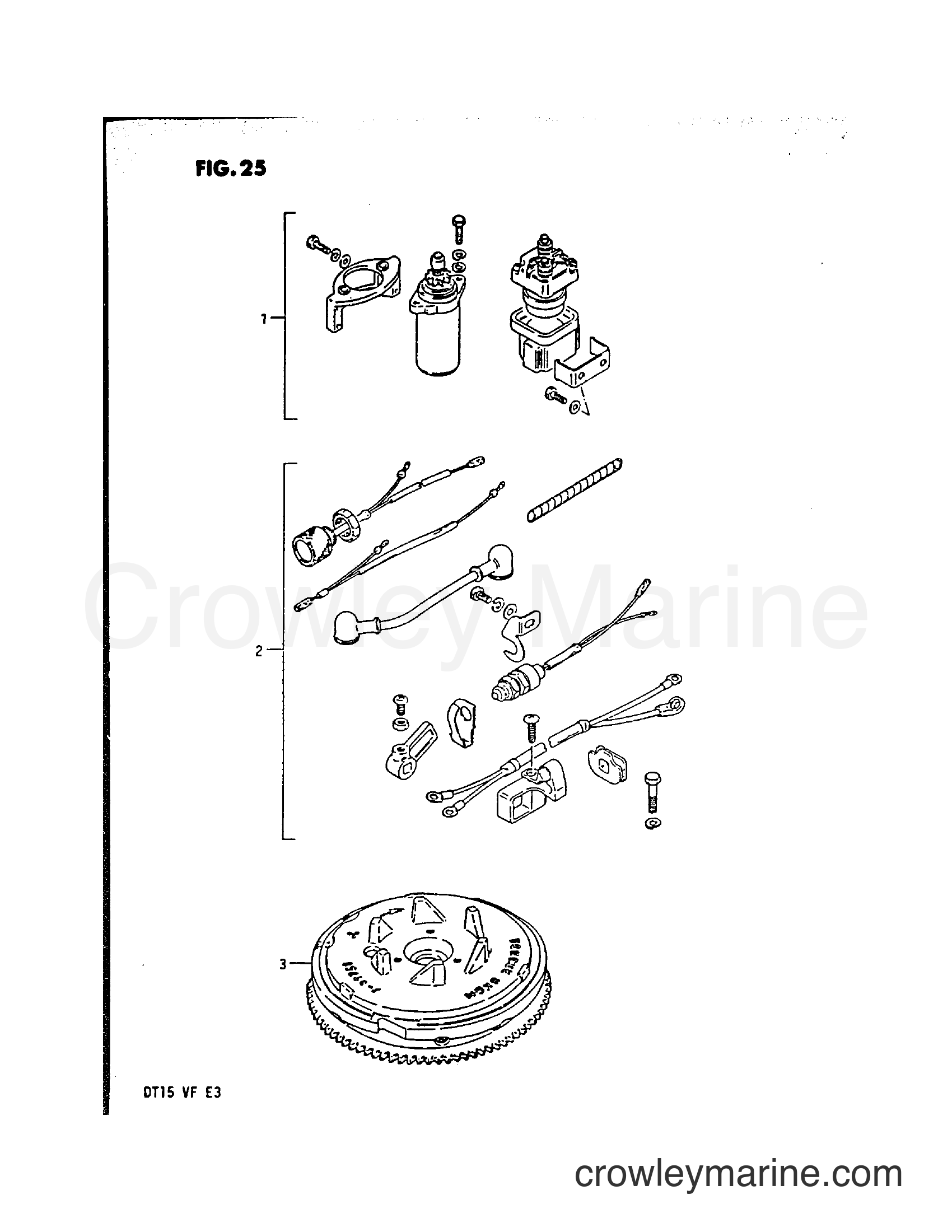 Suzuki Marine DT15 - OPTIONAL : ELECTRICAL (1)