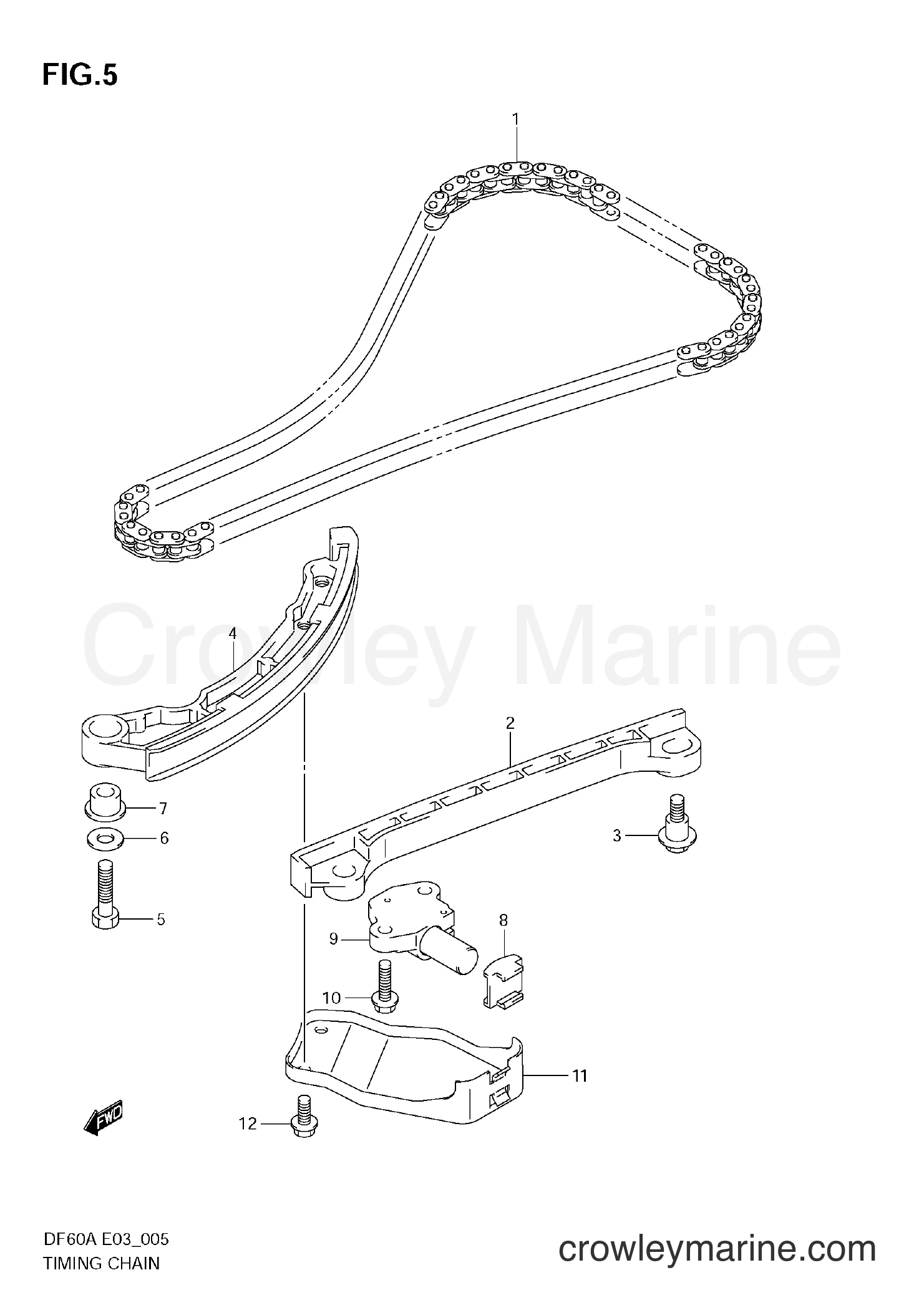 Suzuki Marine DF60A - TIMING CHAIN