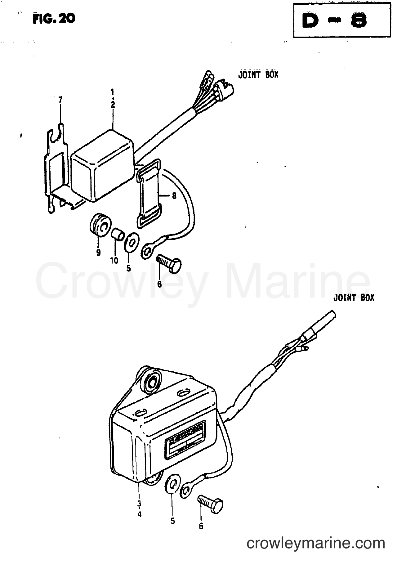 C.D.I. UNIT - 1980 Two-Stroke Outboard 50 DT50 | Crowley Marine