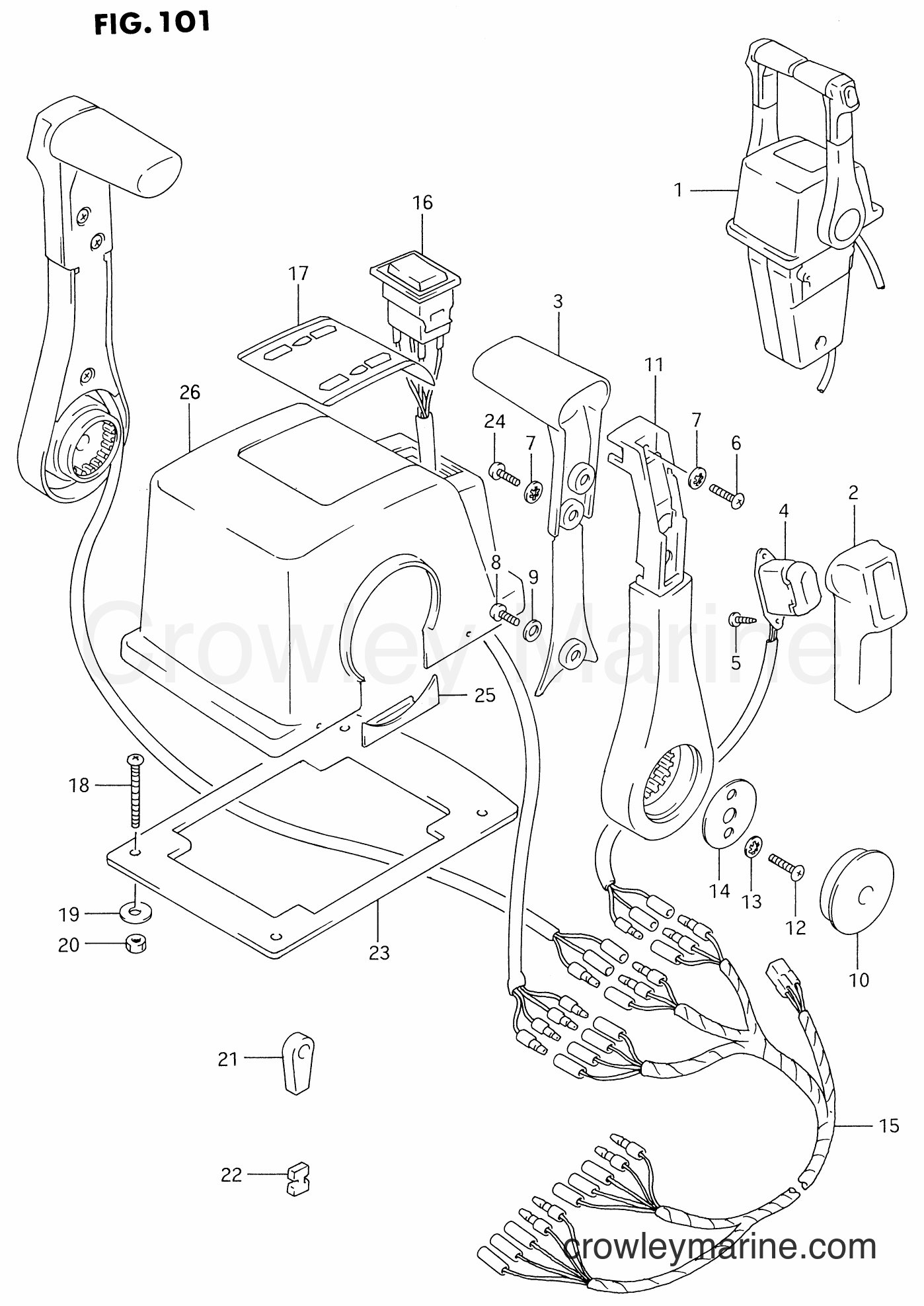 Suzuki Marine DT225 - OPT:TOP MOUNT DUAL (1)
