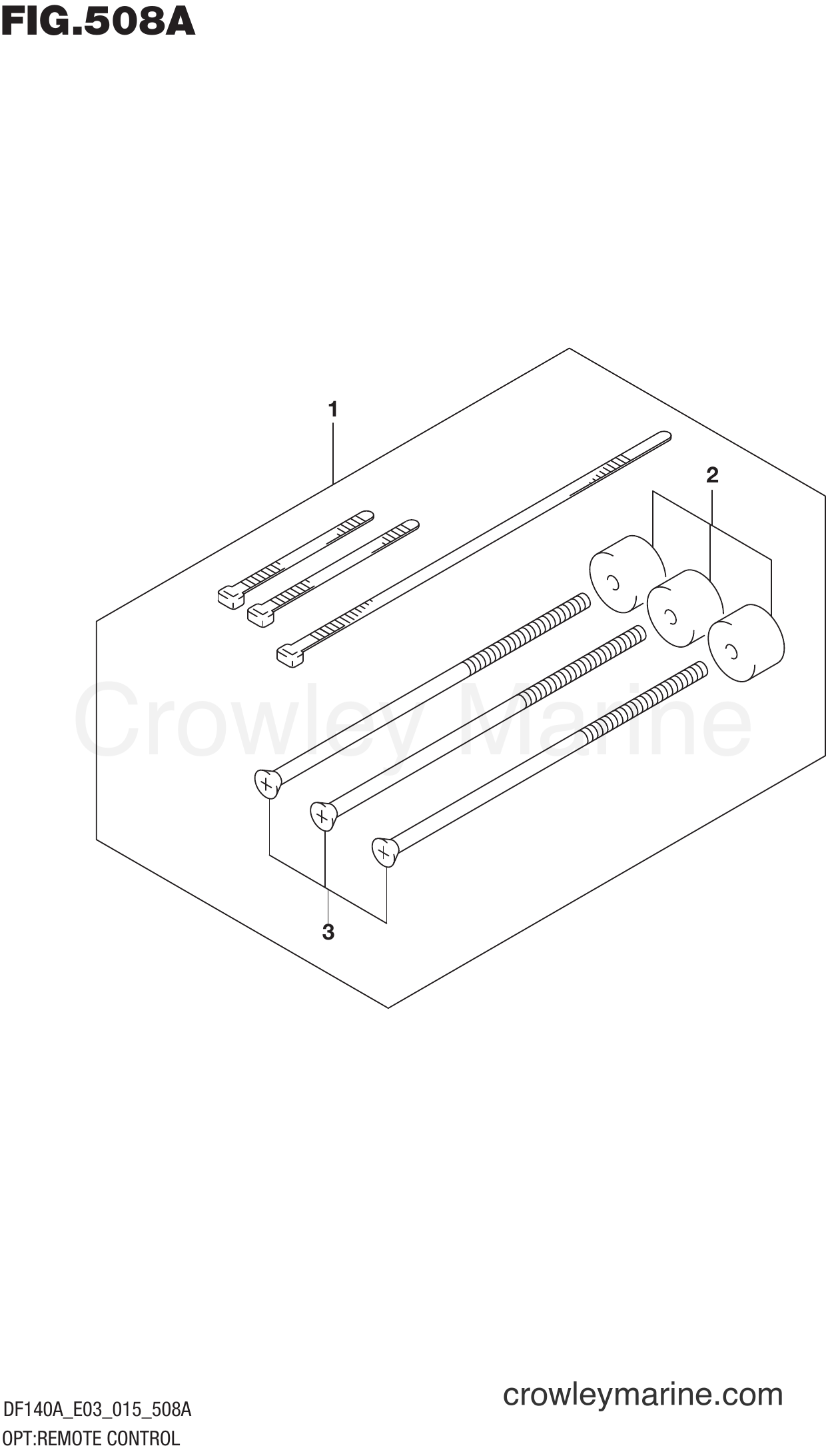 Suzuki Marine DF140A 510001~ - OPT:REMOTE CONTROL