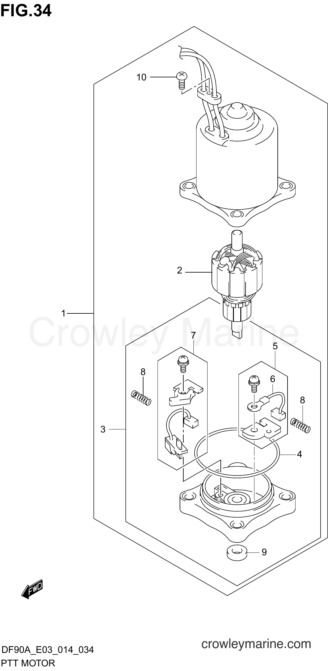 Suzuki Marine DF80A 410001~ - PTT MOTOR