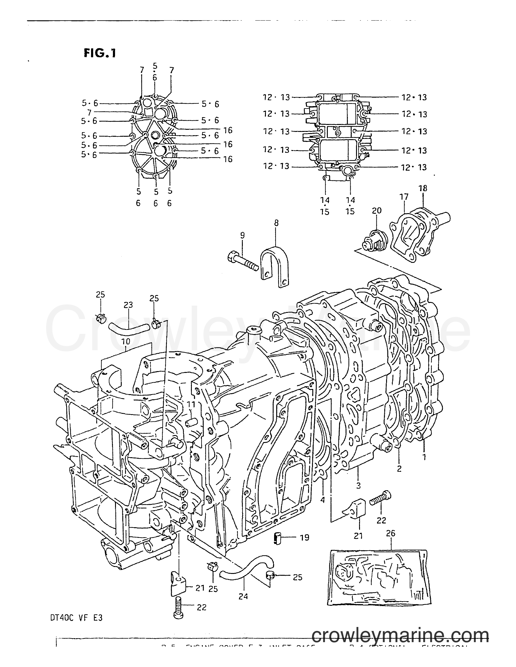 Suzuki Marine DT40 - CYLINDER