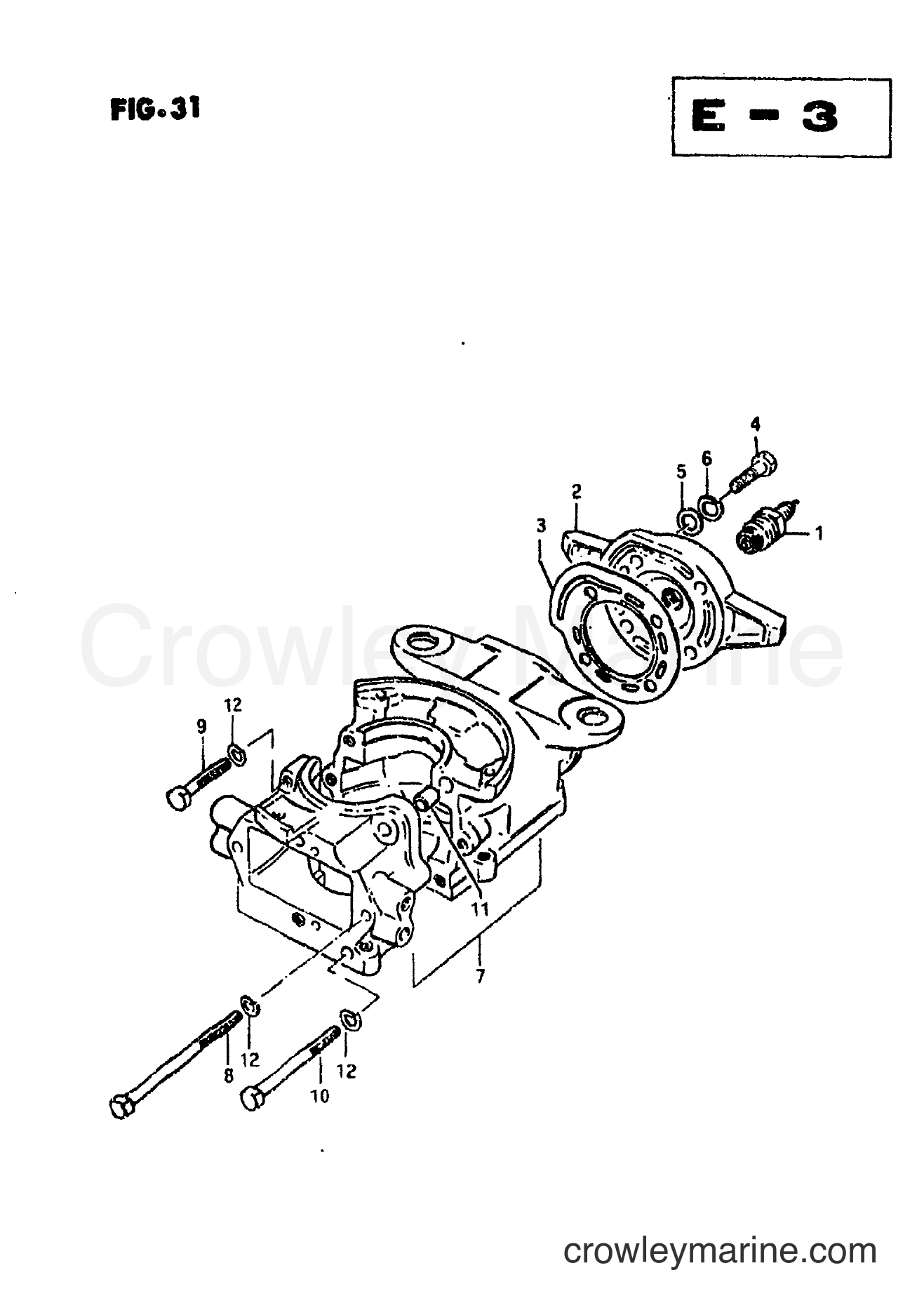 Suzuki Marine DT9 - CYLINDER