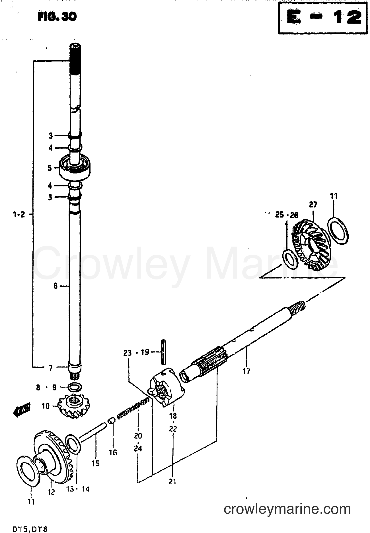 Suzuki Marine DT5 - TRANSMISSION