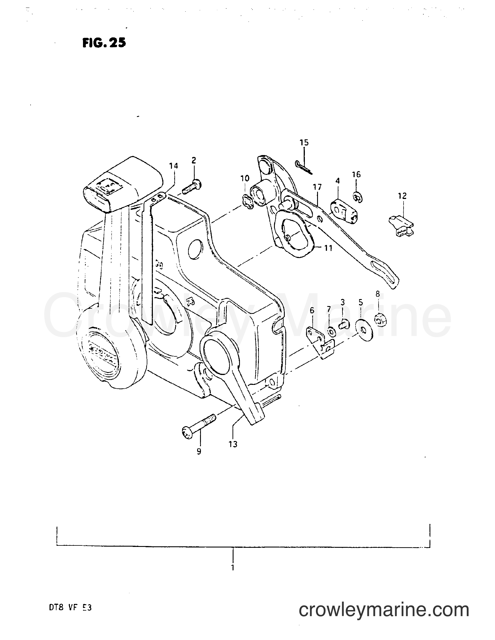 Suzuki Marine DT8 - OPT : REMOTE CONTROL BOX