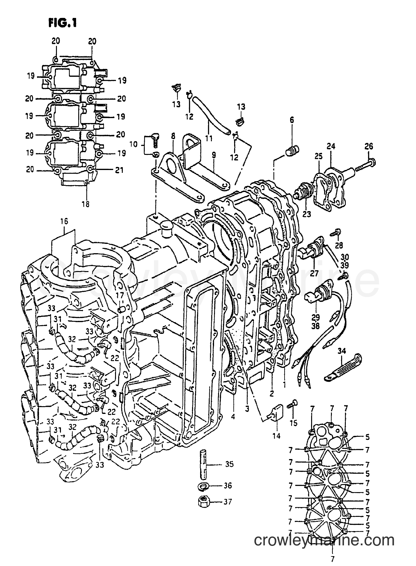 Suzuki Marine DT65 - CYLINDER