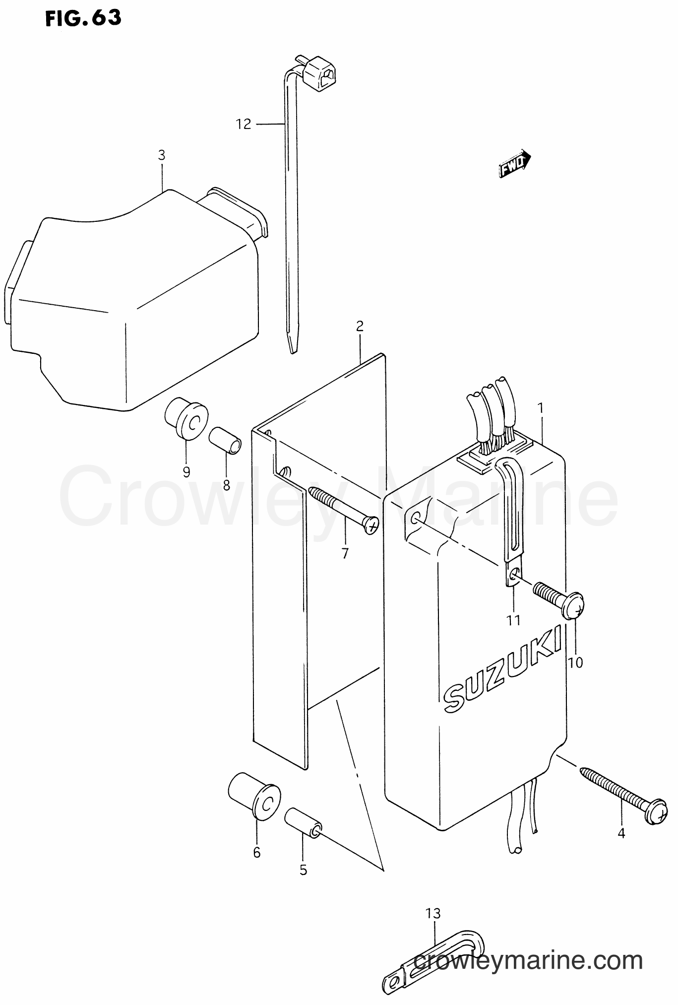 Suzuki Marine DT175 - IGNITION CONTROL (MODEL:89,90)