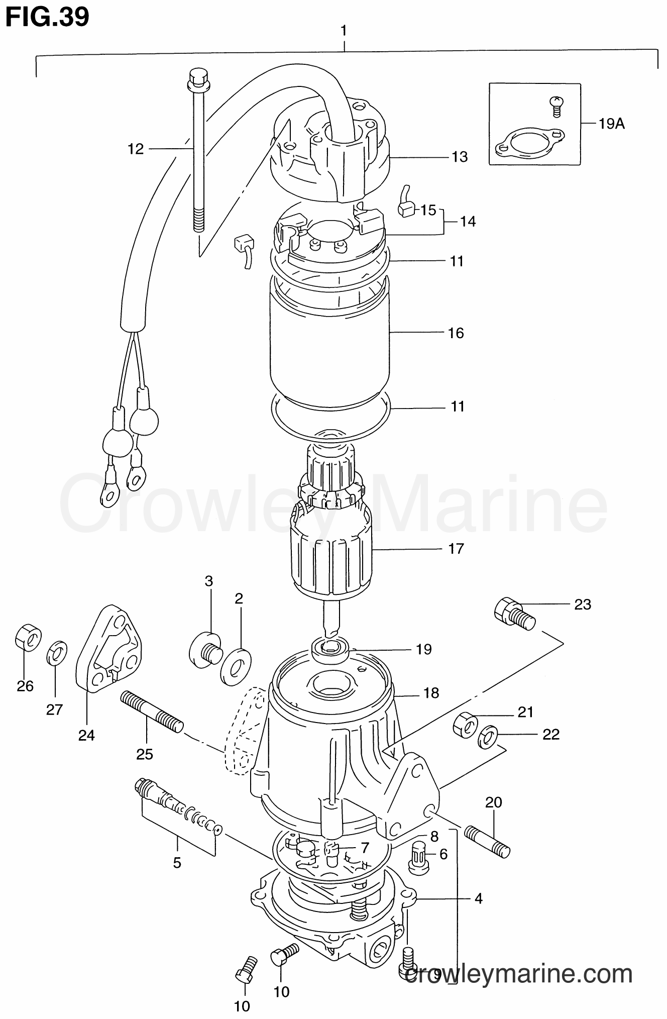 1986 Two-Stroke Outboard 115 - DT115 - POWER UNIT (MODEL:90~95)