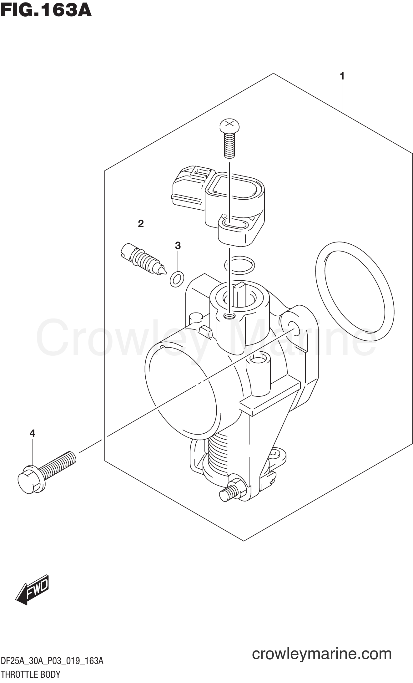 Suzuki Marine DF30AT 910001~ - THROTTLE BODY