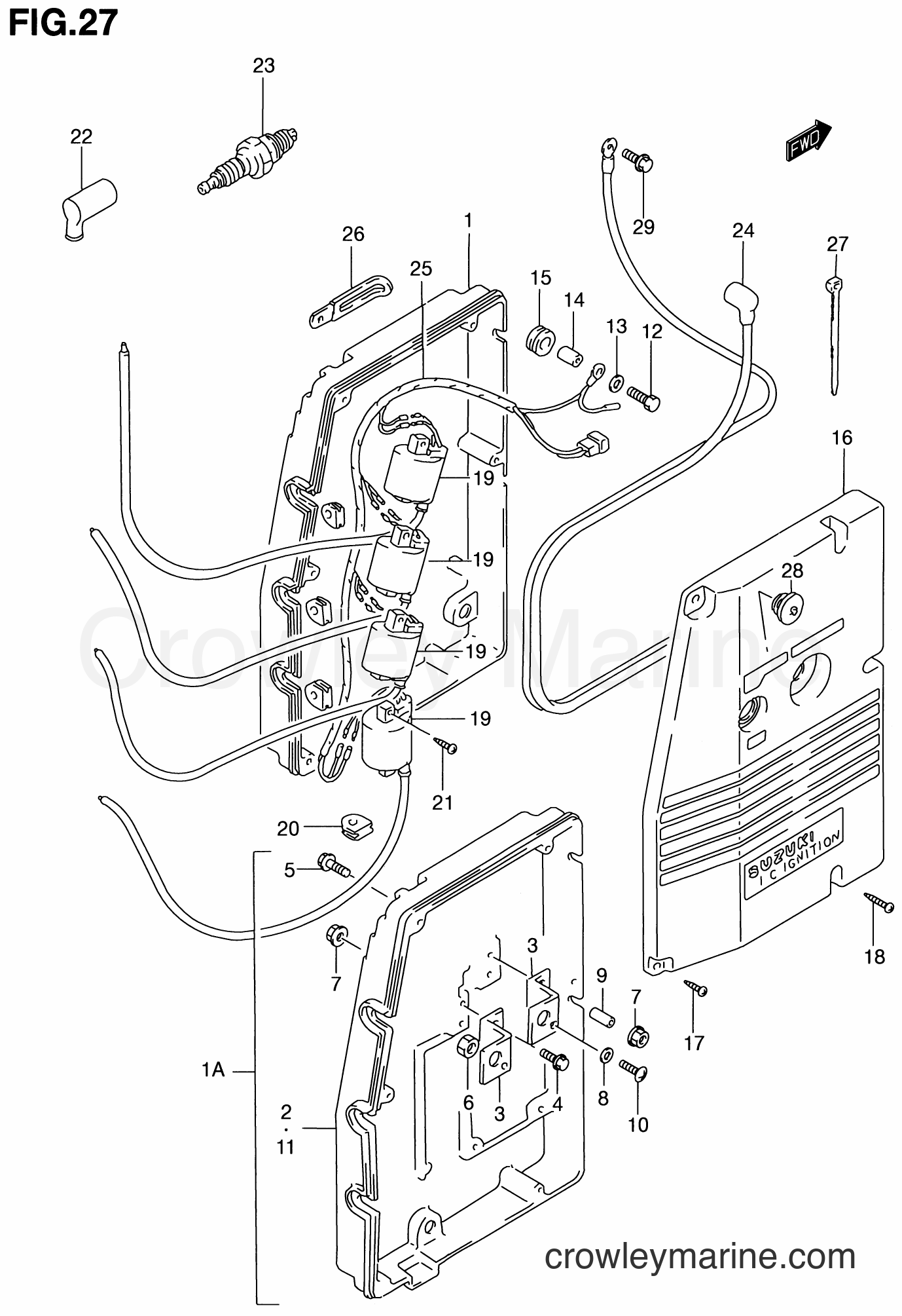 1986 Two-Stroke Outboard 115 - DT115 - IGNITION