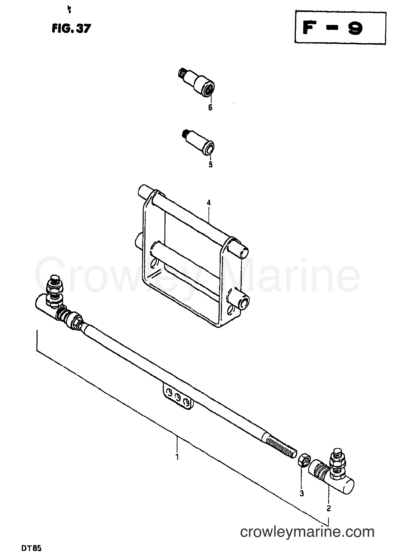 Suzuki Marine DT85 - TIE ROD