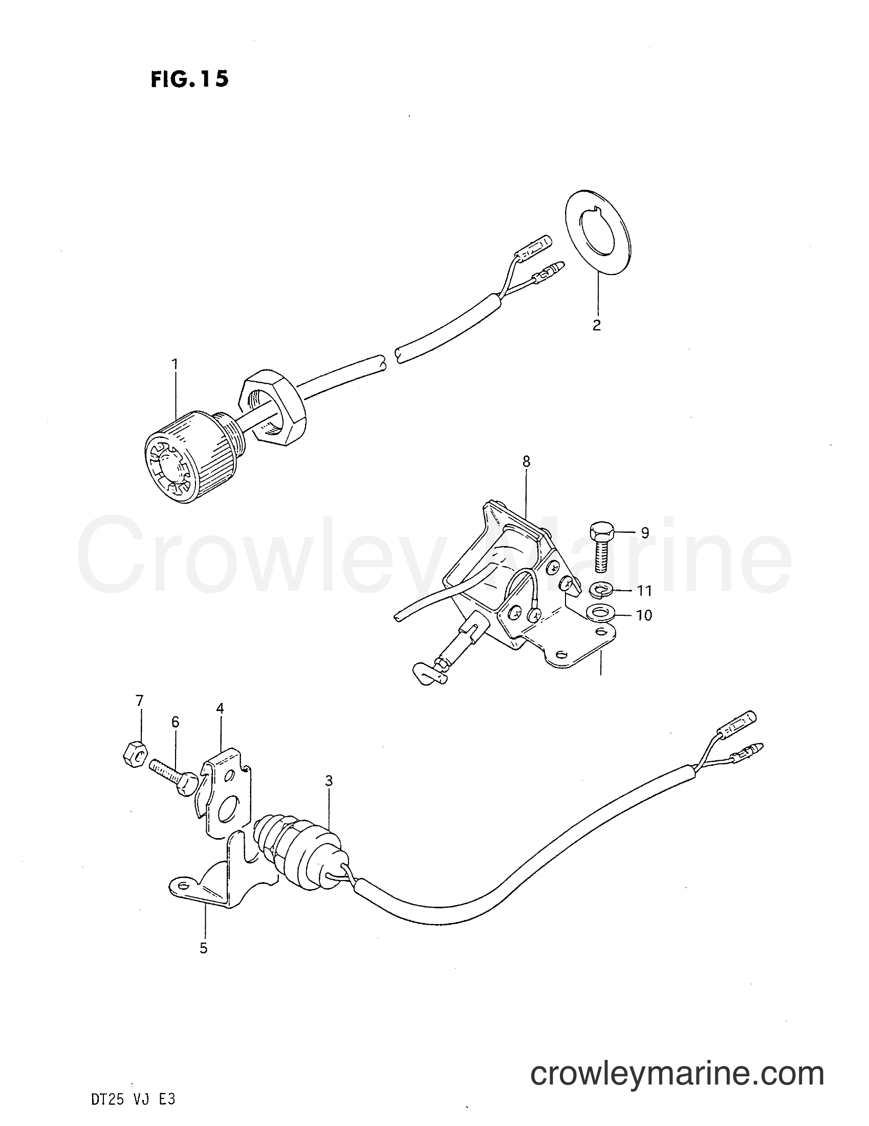Suzuki Marine DT25 - ELECTRICAL (ELECTRIC STARTER)