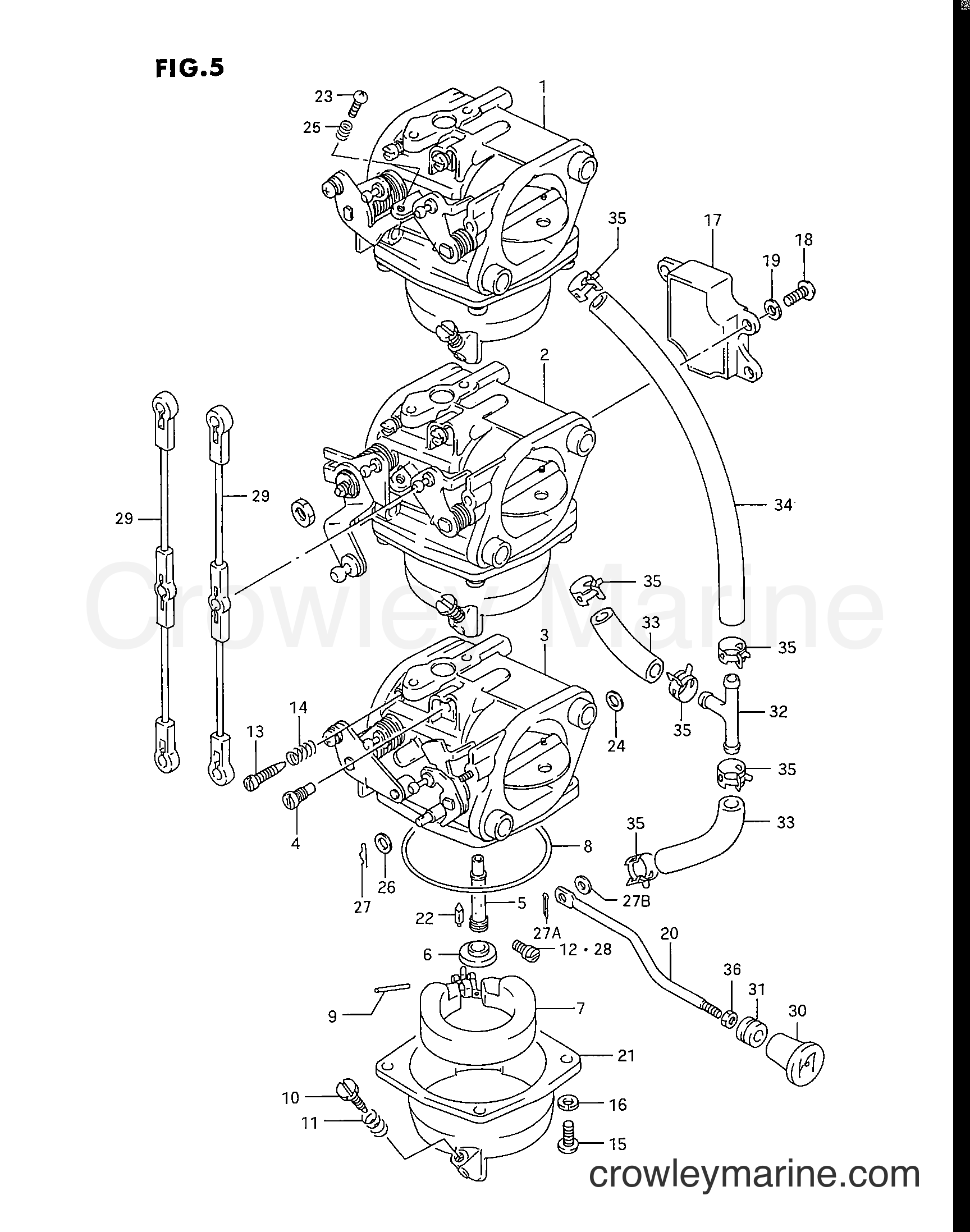 Suzuki Marine DT30C - Carburetor (DT30C)