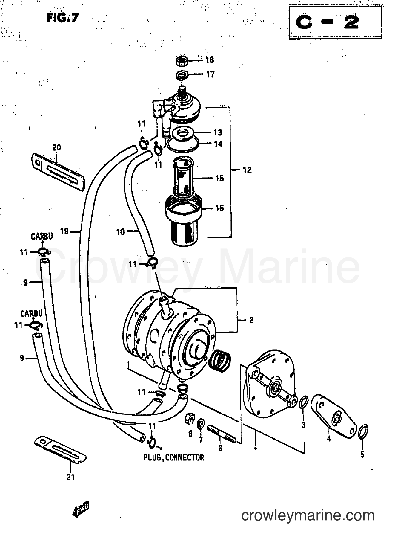 Suzuki Marine DT65 - FUEL PUMP
