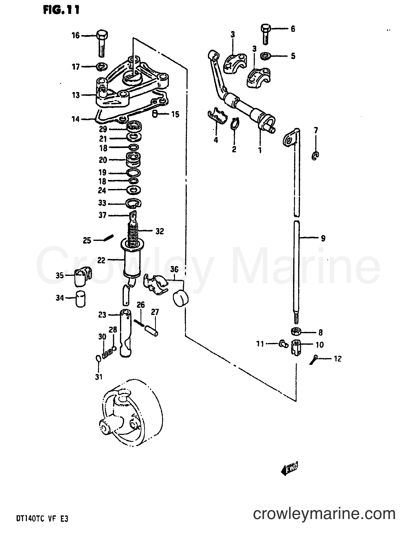 Suzuki Marine DT140 - CLUTCH