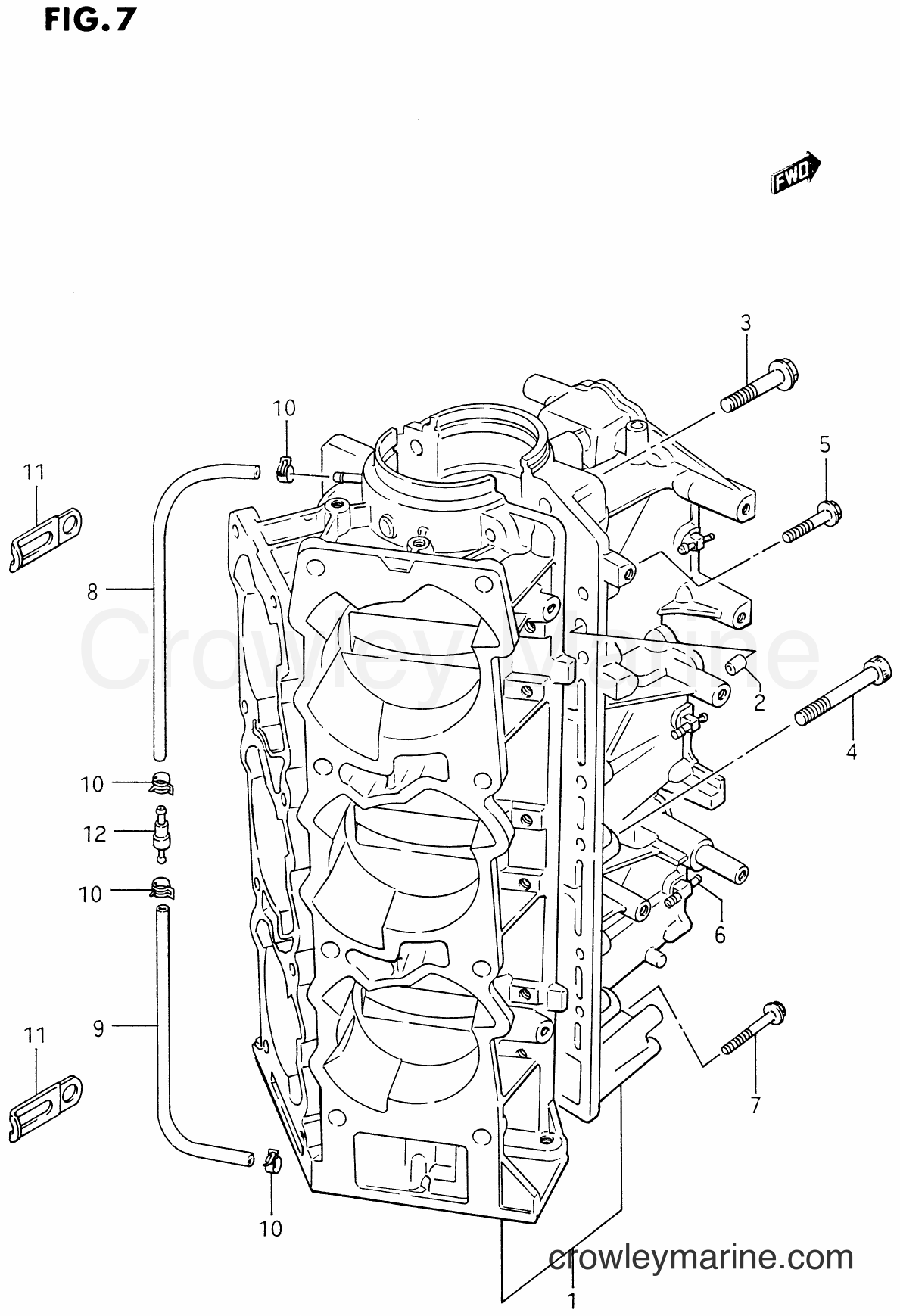 1988 Two-Stroke 175 - DT175 - CRANKCASE (DT150/175/200) section