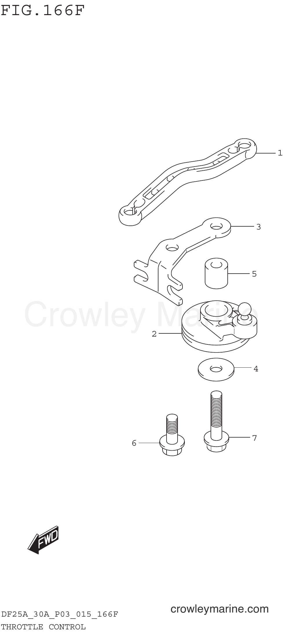 Suzuki Marine DF30ATH 510001~ - THROTTLE CONTROL (DF30ATH P03)