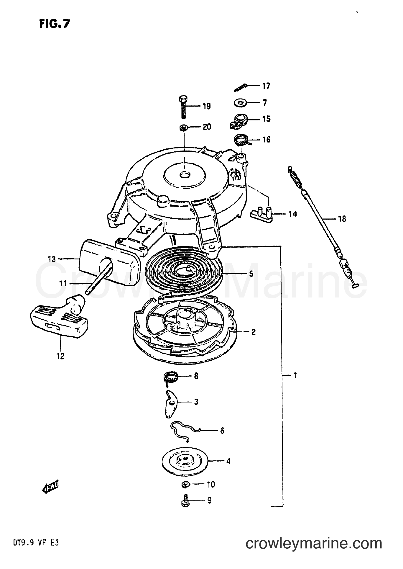 Suzuki Marine DT9.9 - STARTER