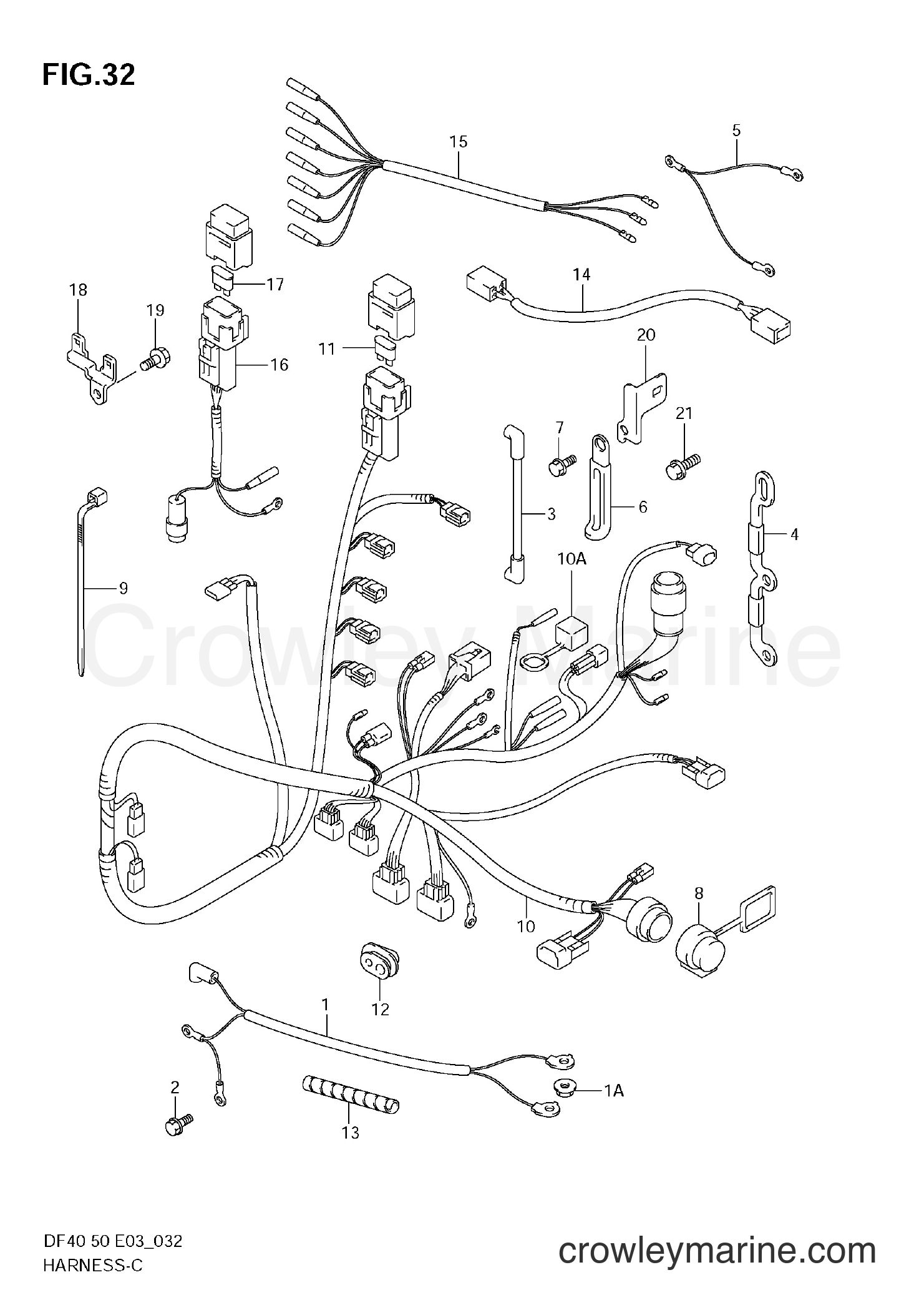 Suzuki Marine DF40 - HARNESS