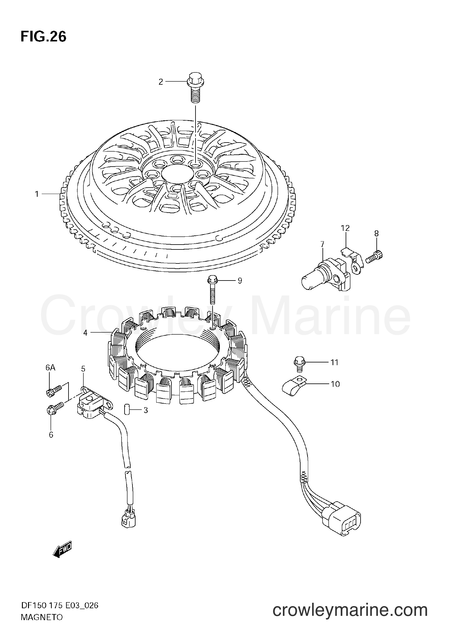 Suzuki Marine DF175T - MAGNETO