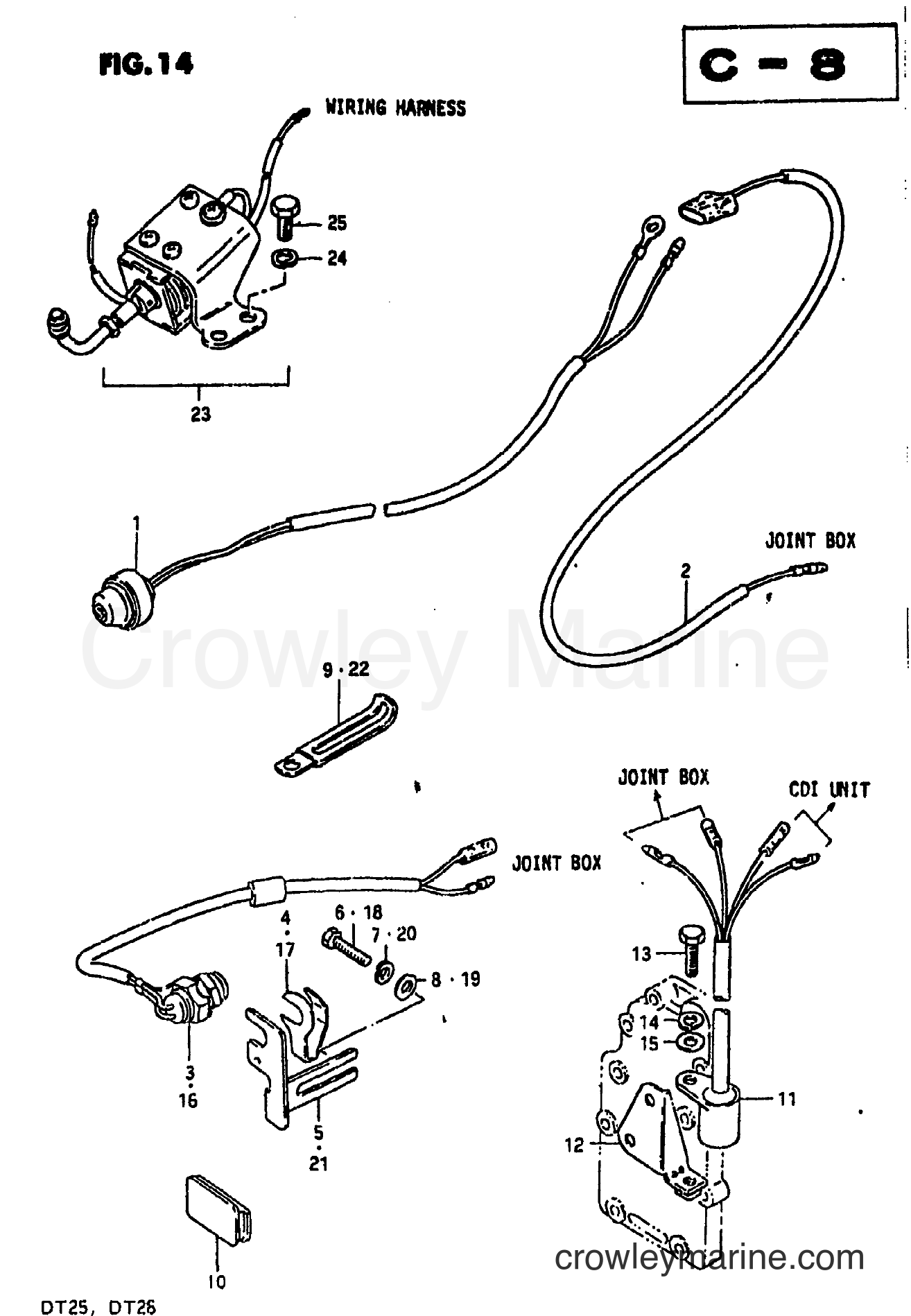 Suzuki Marine DT25P - ELECTRICAL (MODEL G)