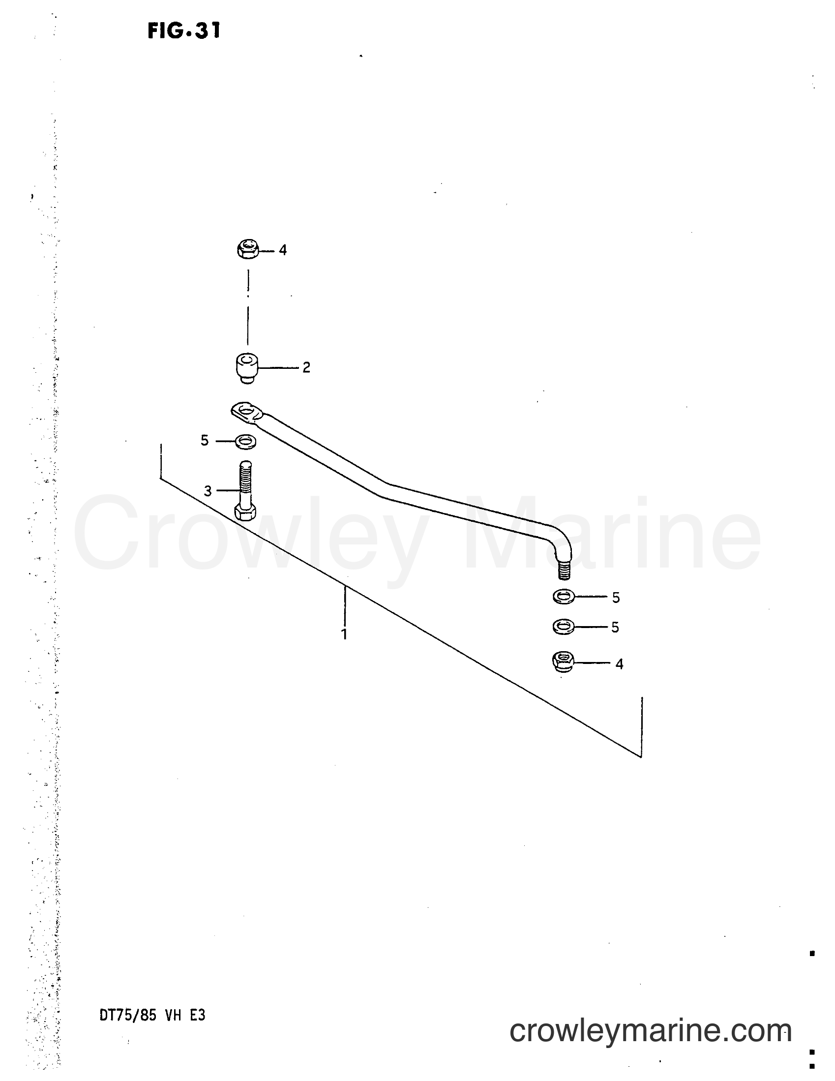 Suzuki Marine DT75 - TIE ROD
