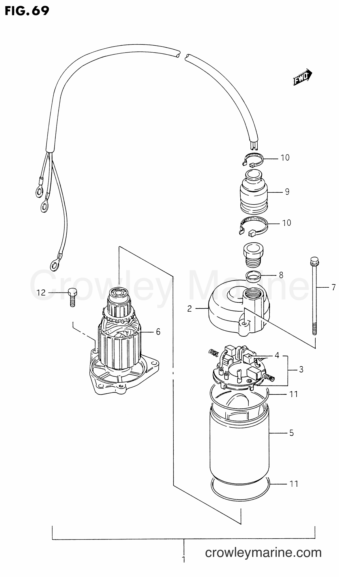 Suzuki Marine DT225 - PTT MOTOR (MODEL:87~89)