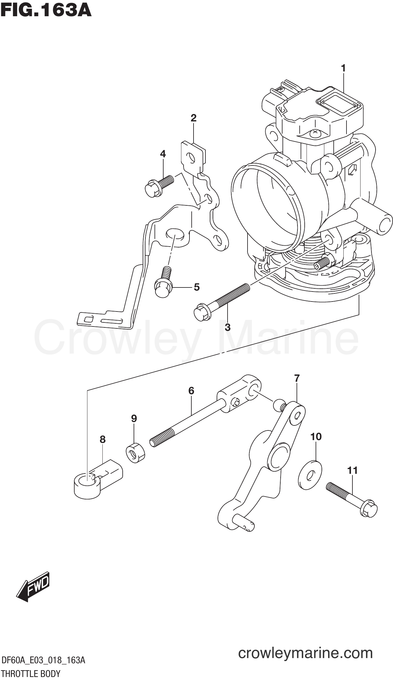Suzuki Marine DF60A 810001~ - THROTTLE BODY