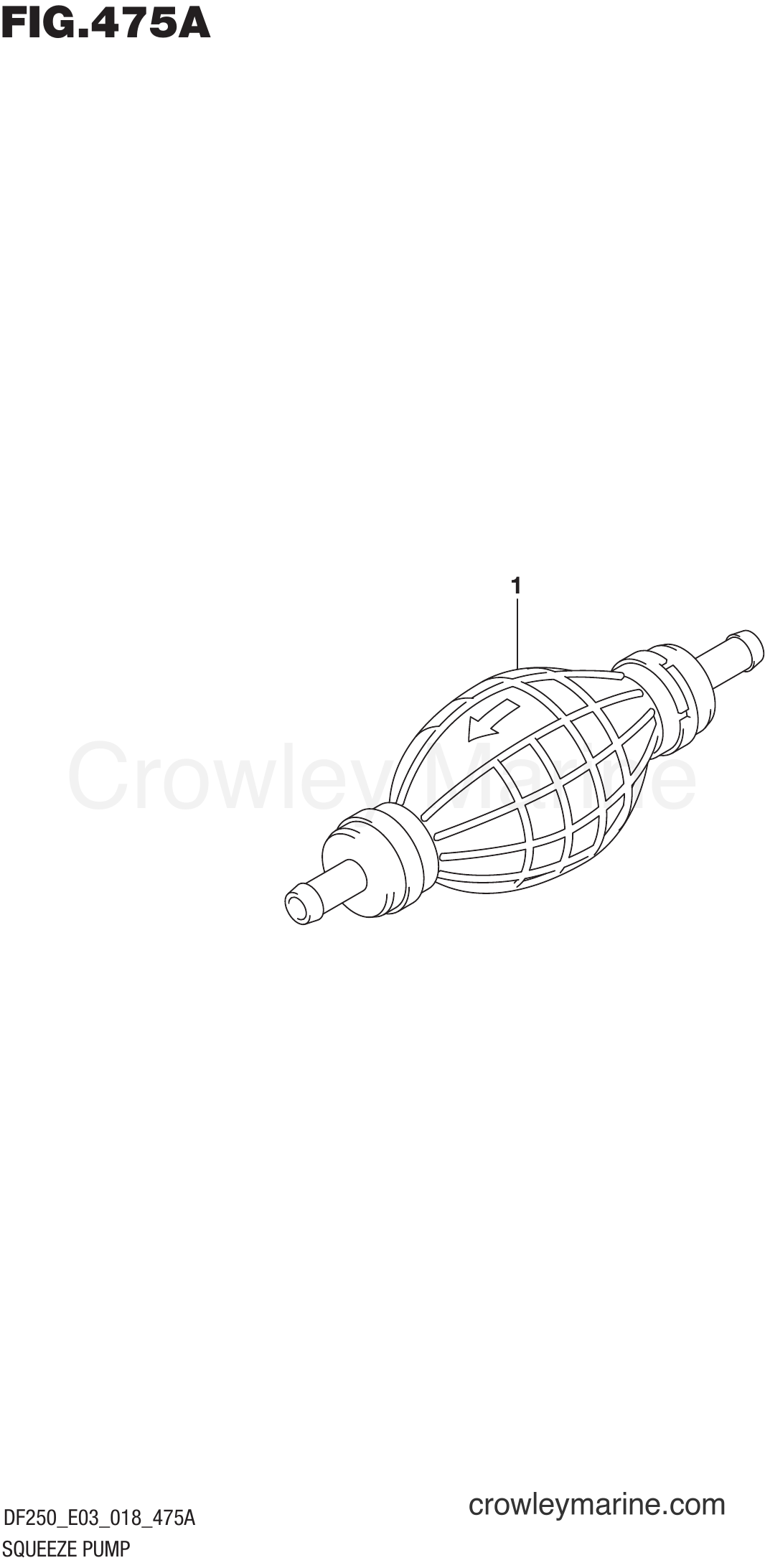 Suzuki Marine DF200T 810001~ - SQUEEZE PUMP