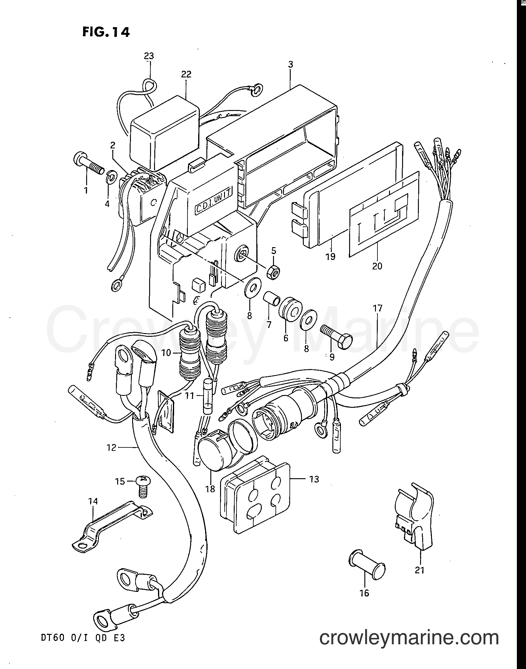 Suzuki Marine DT60 - ELECTRICAL (1)